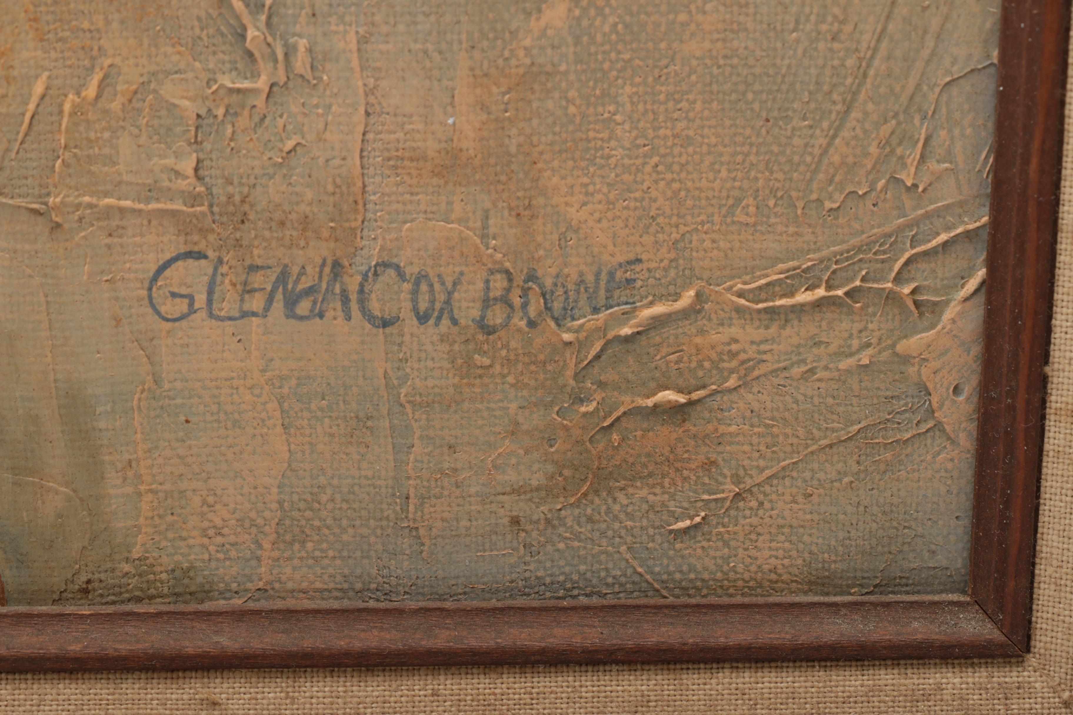 Glenda Cox Boone Oil Painting on Canvas Portrait of a Boy