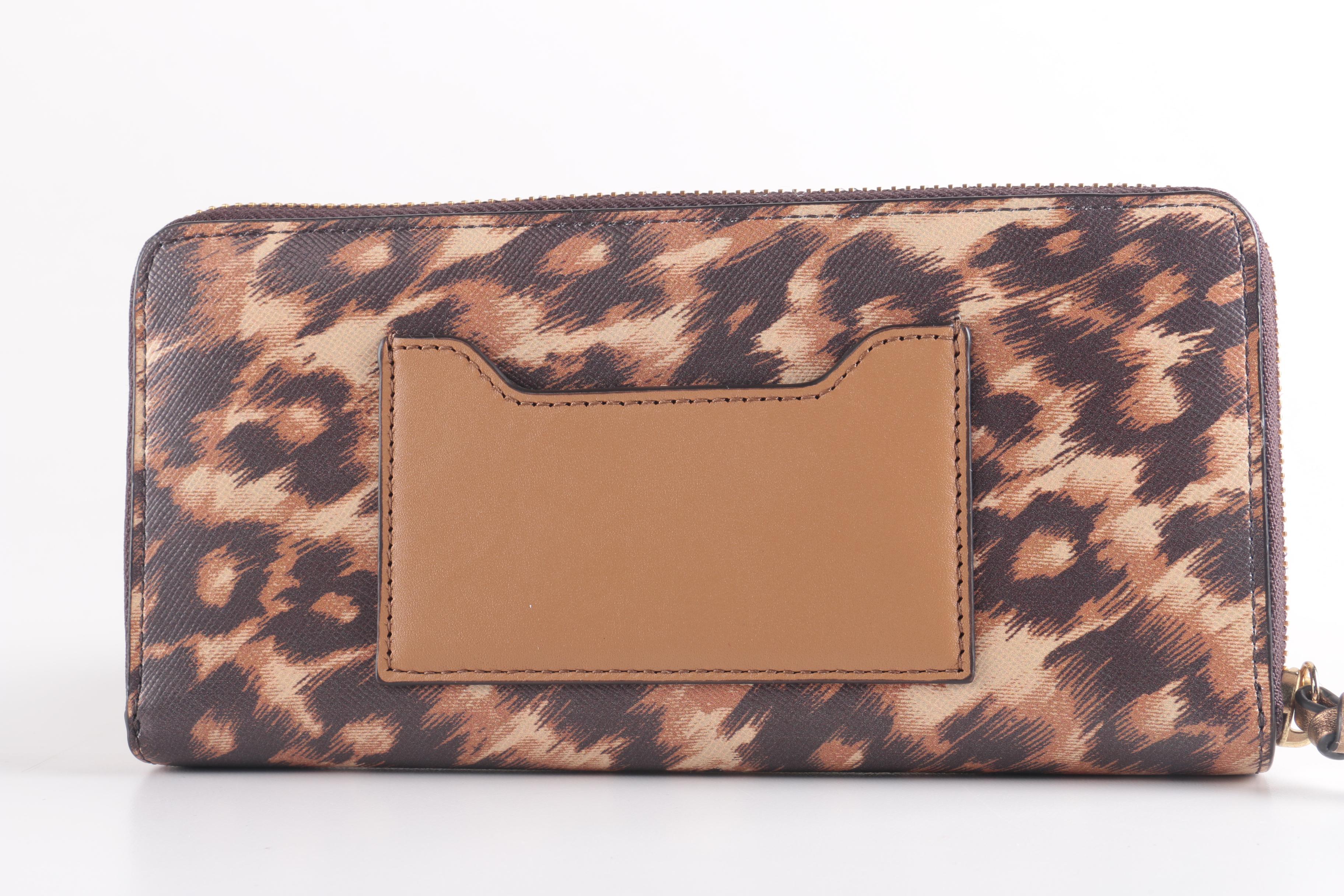 Collection of Coach Saffiano Ocelot Colorblock Accessories