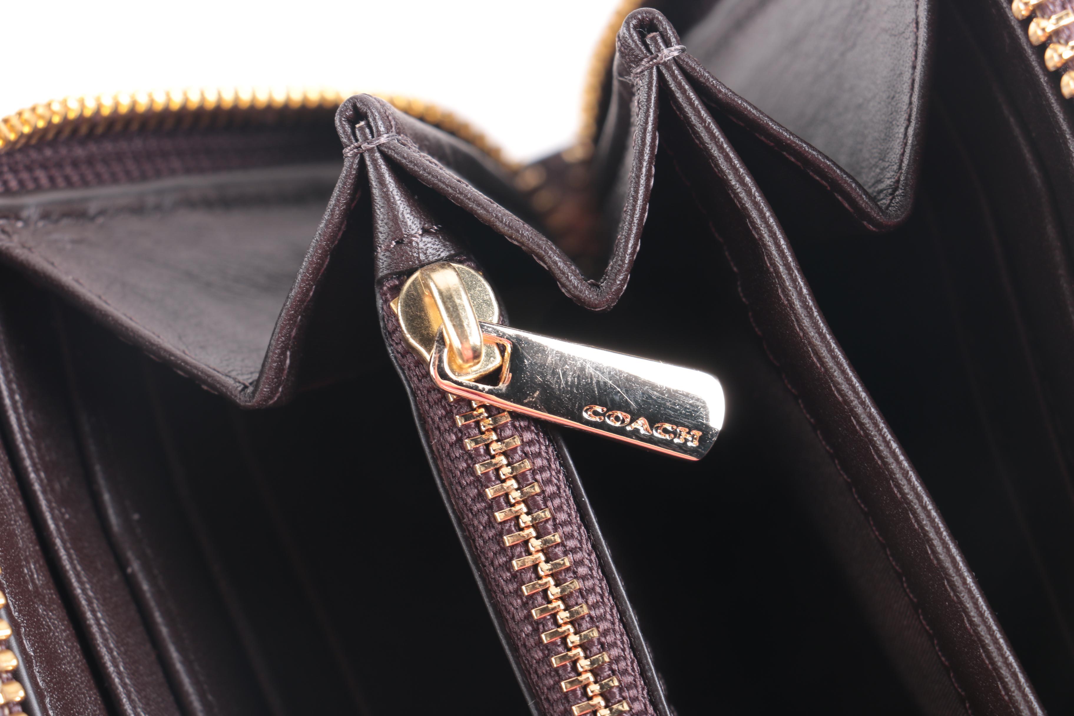 Collection of Coach Saffiano Ocelot Colorblock Accessories