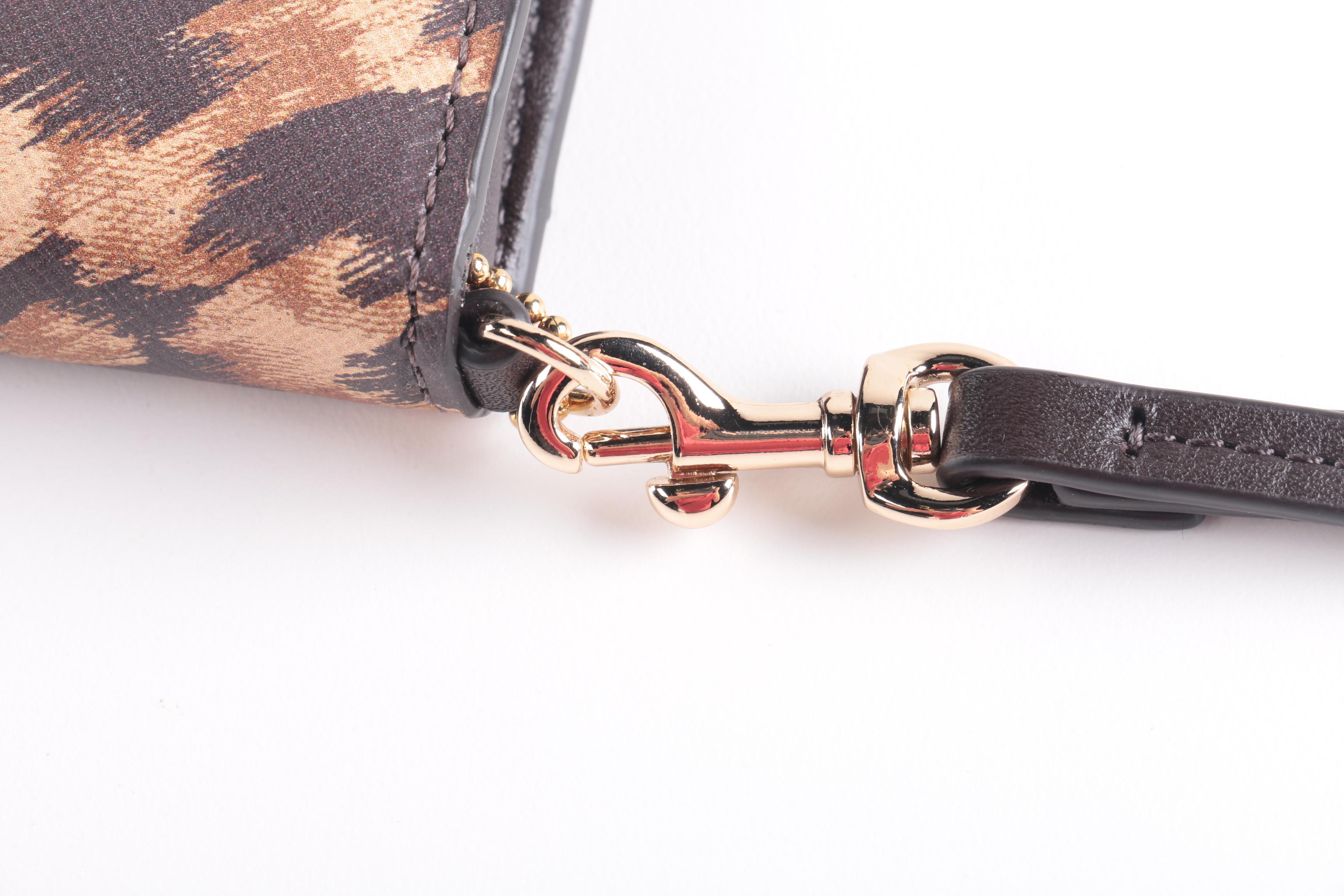 Collection of Coach Saffiano Ocelot Colorblock Accessories