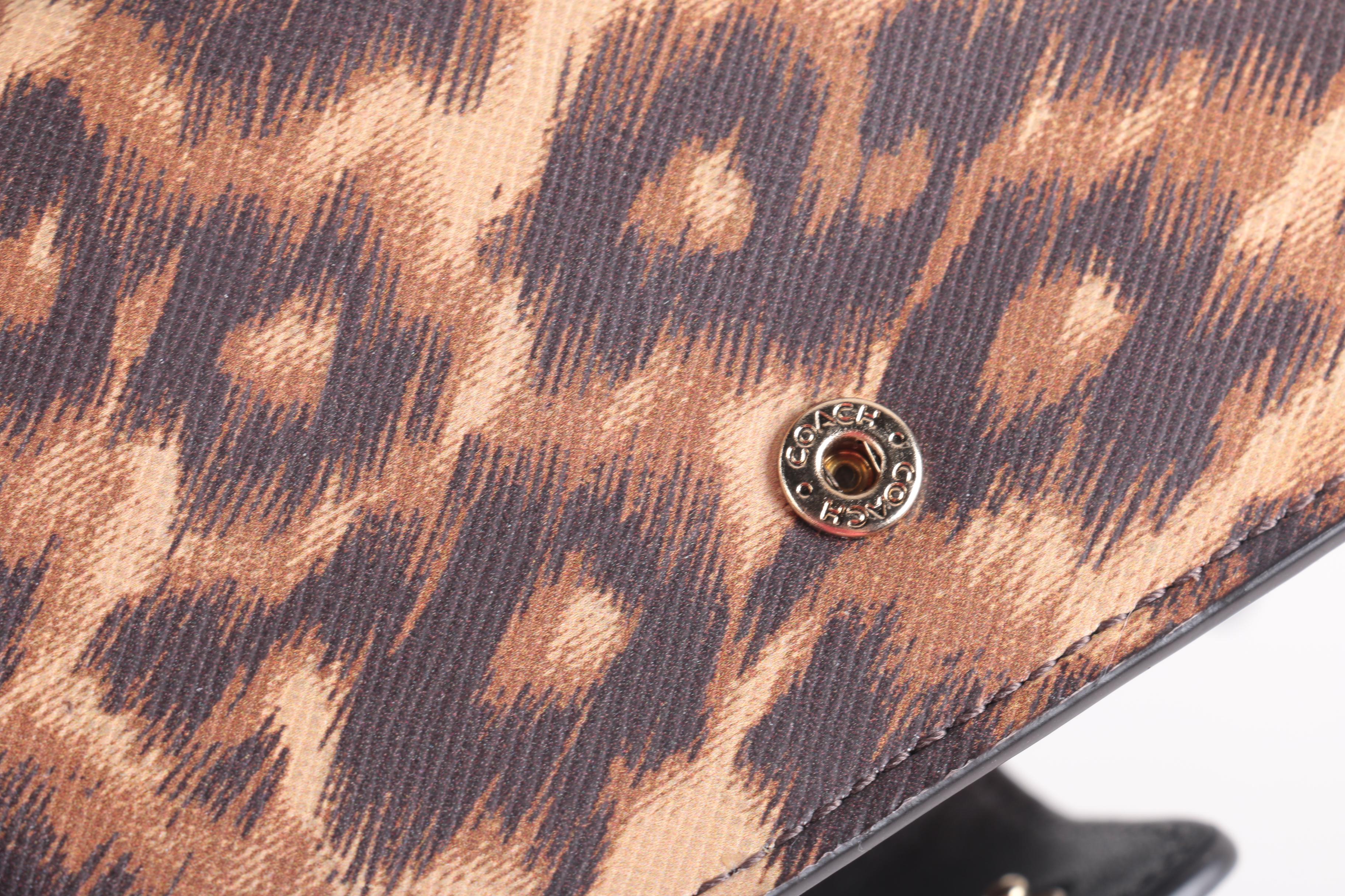 Collection of Coach Saffiano Ocelot Colorblock Accessories