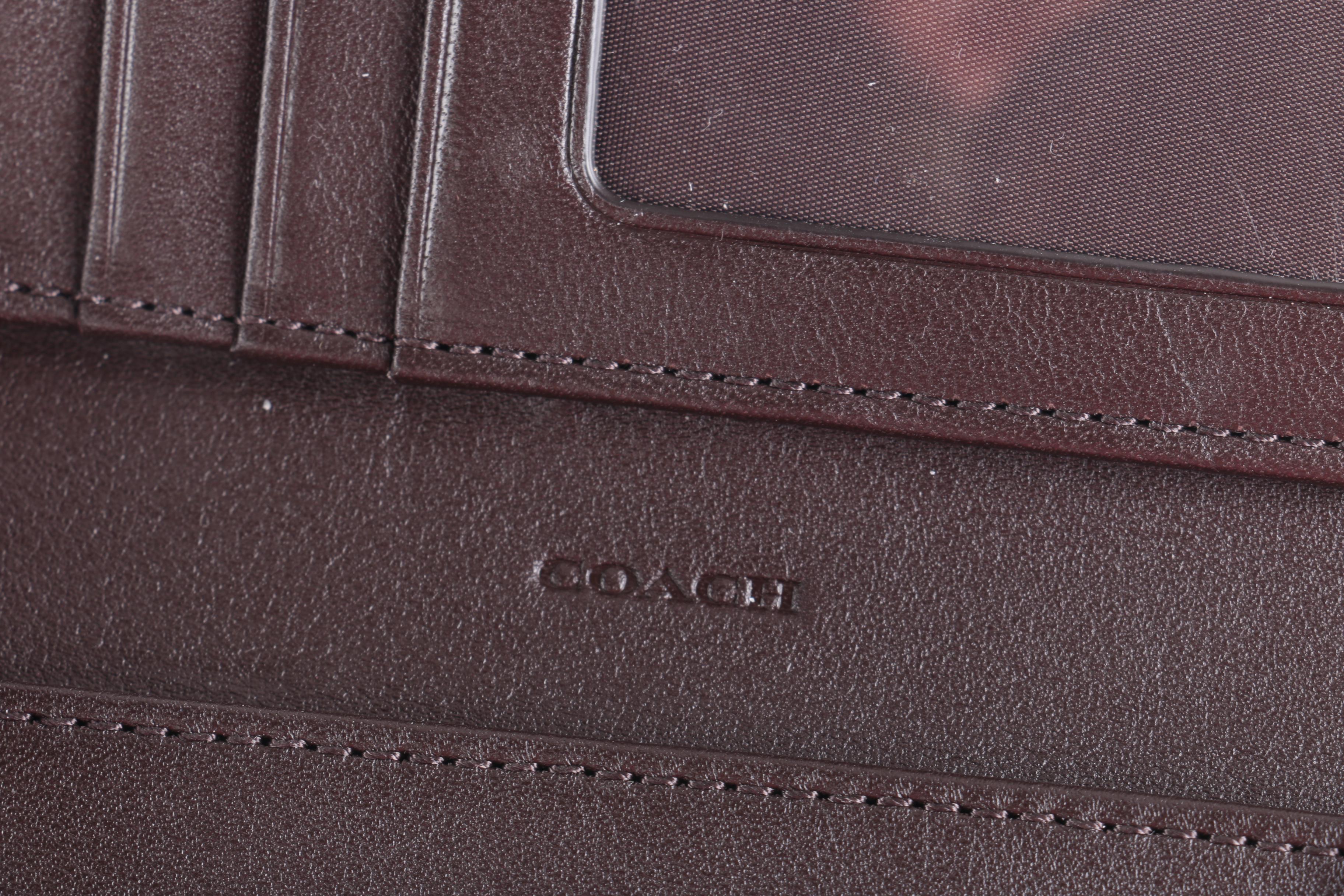 Collection of Coach Saffiano Ocelot Colorblock Accessories