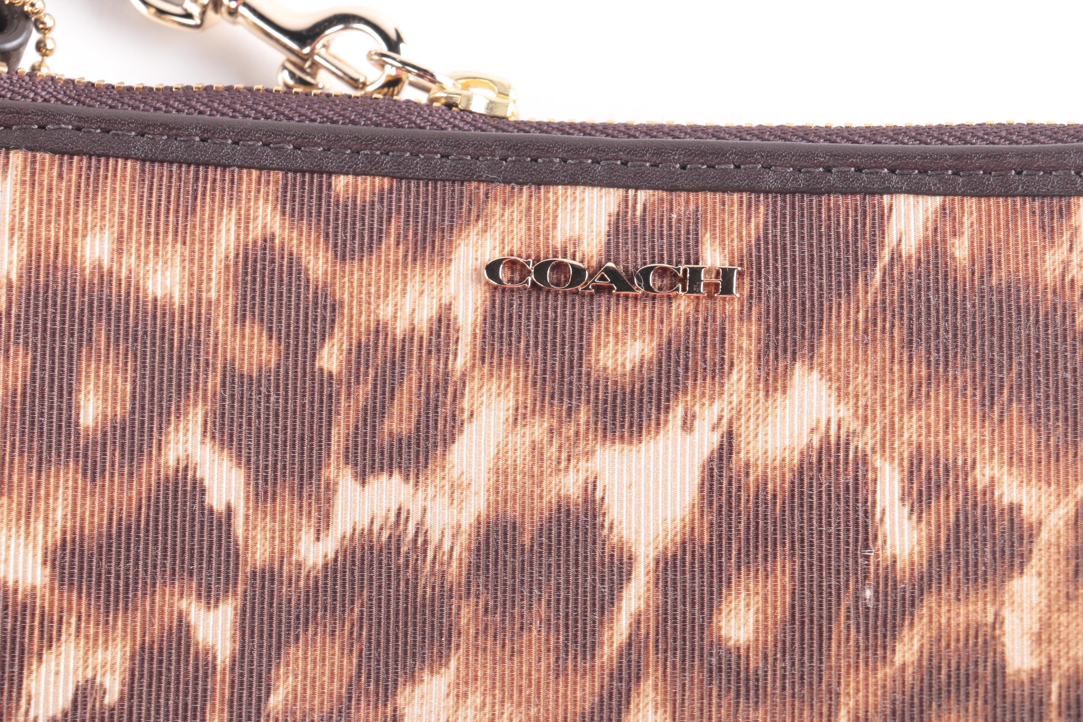 Collection of Coach Saffiano Ocelot Colorblock Accessories
