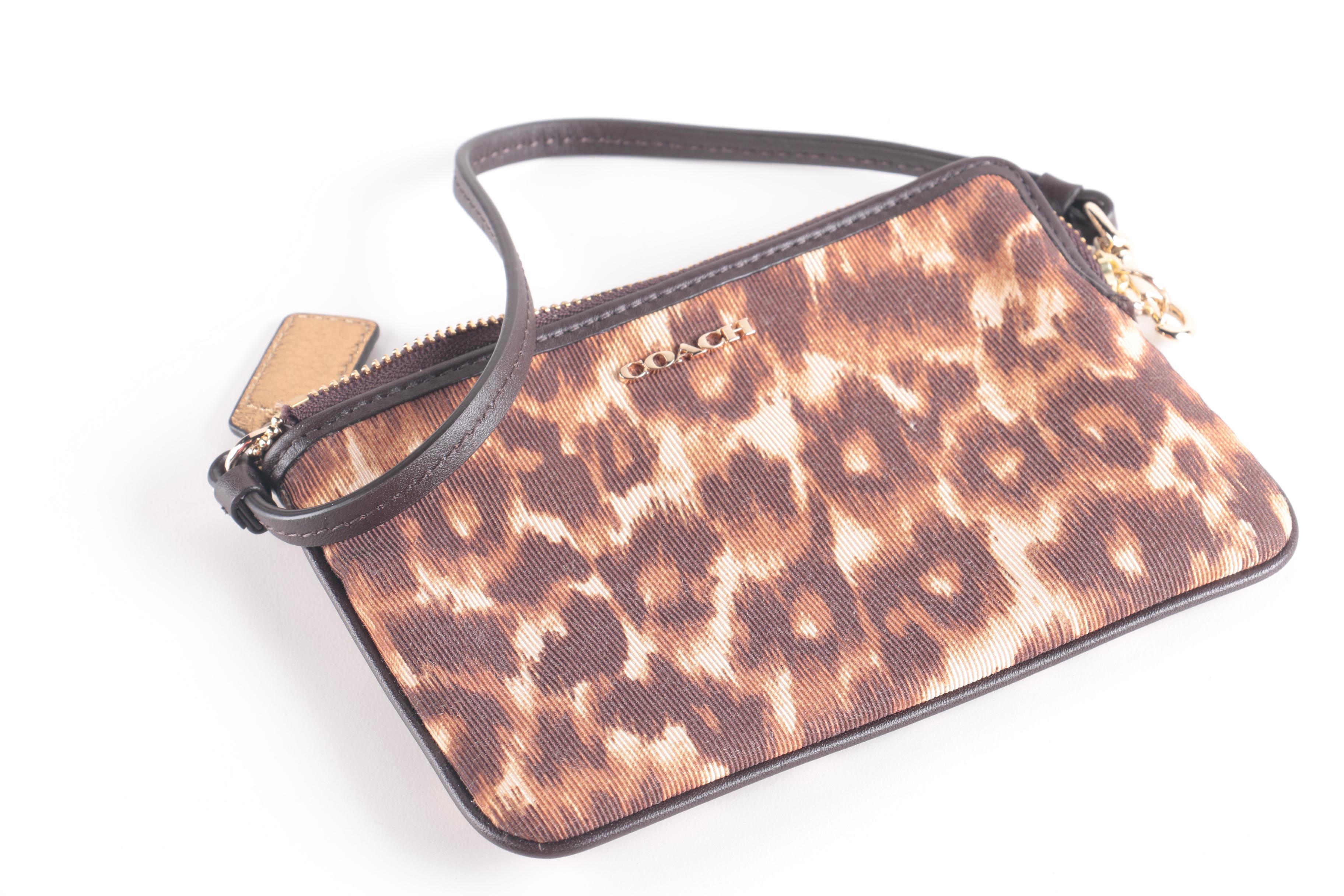 Collection of Coach Saffiano Ocelot Colorblock Accessories