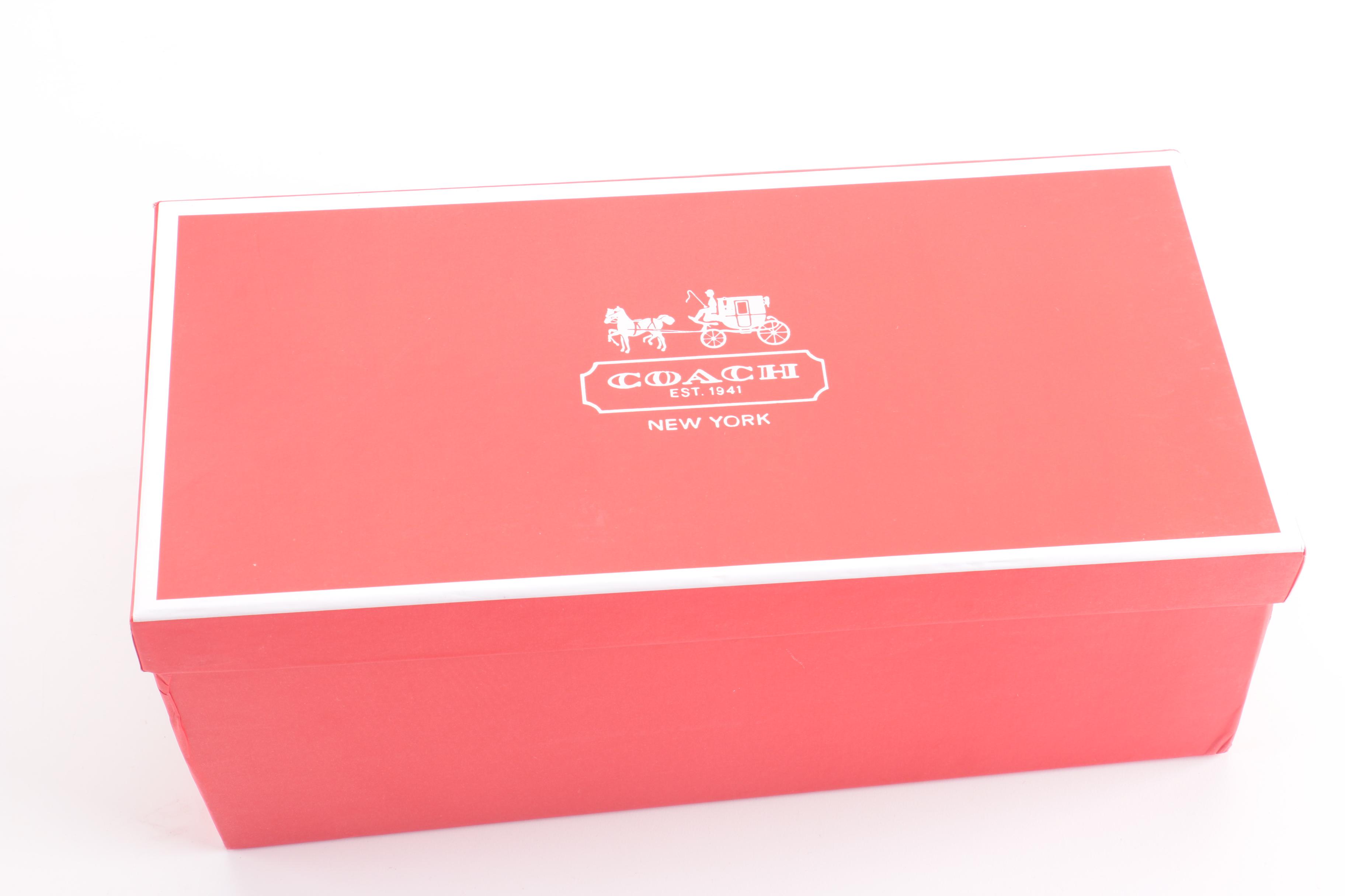 Coach "Mandy" Kitten Heels in Black