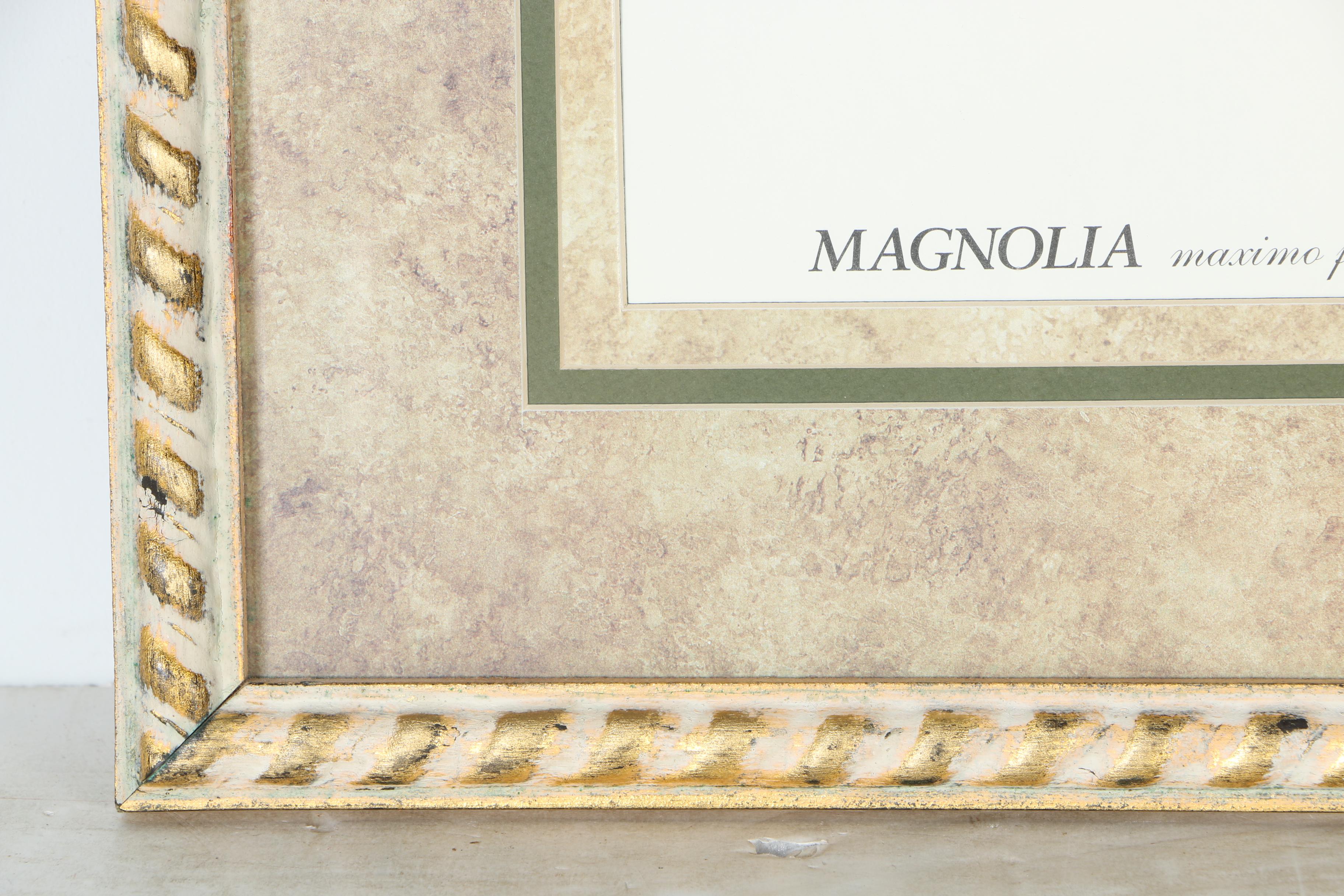 Pair of Magnolia Offset Lithograph Prints