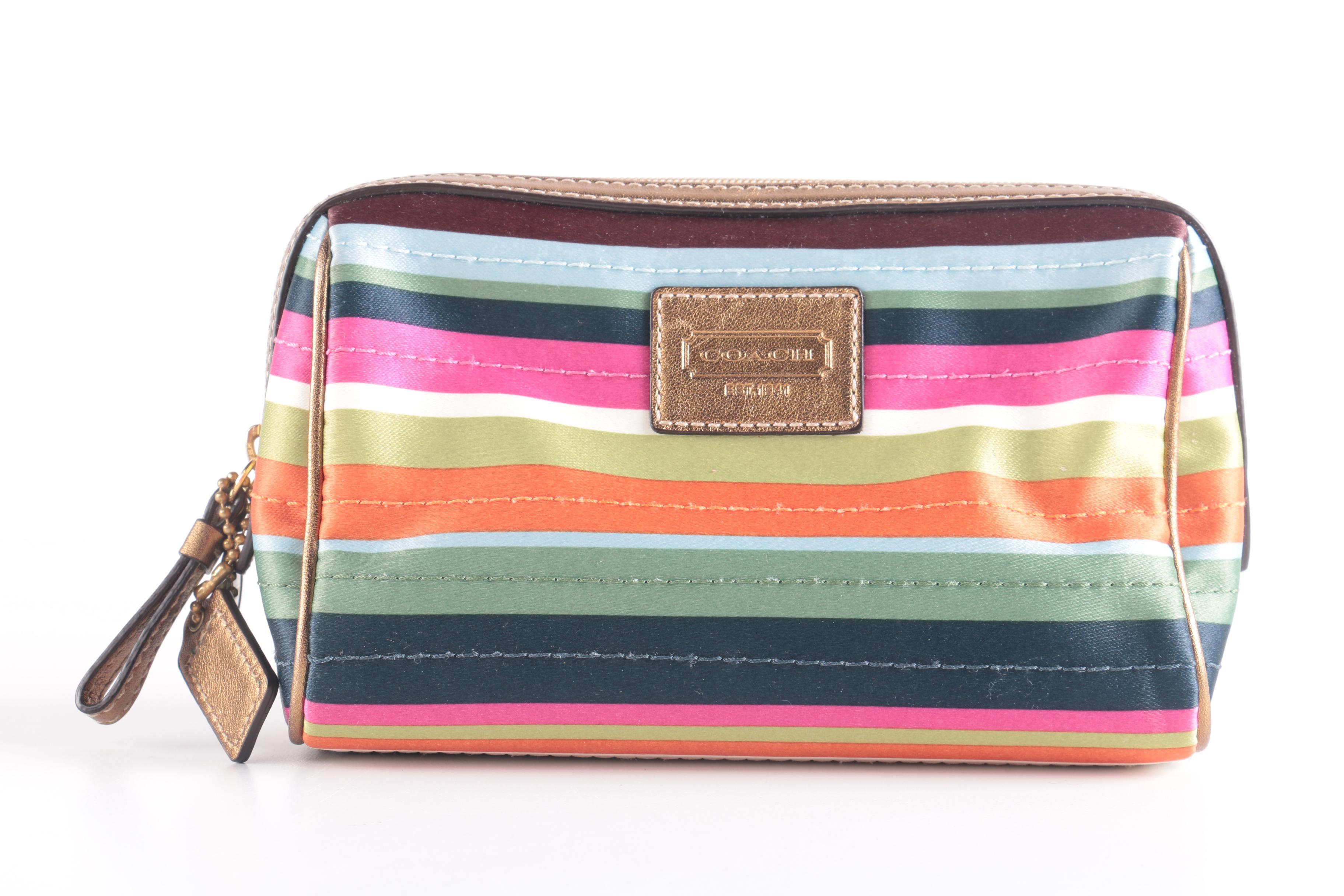Collection of Coach Legacy Stripe Accessory Items