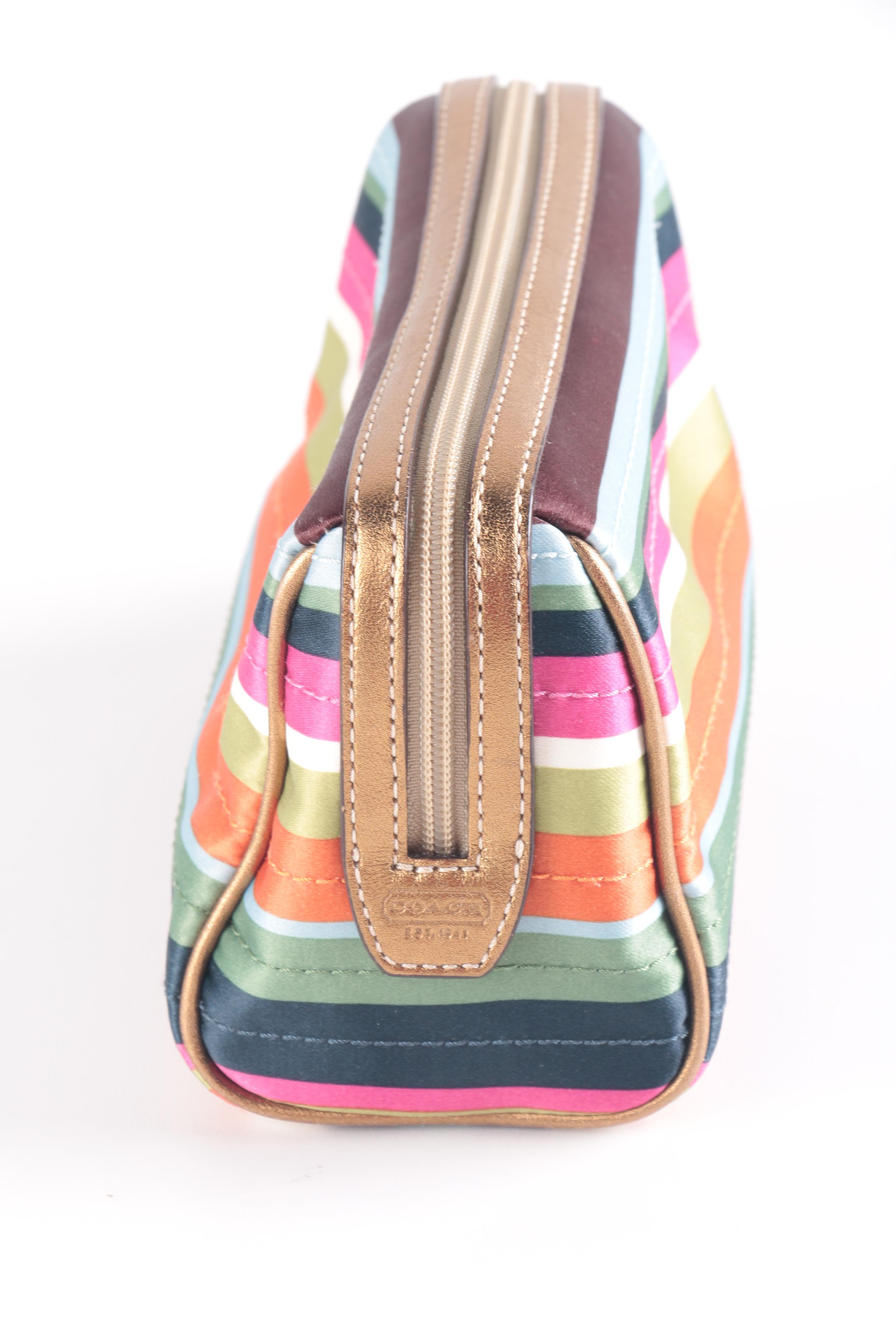 Collection of Coach Legacy Stripe Accessory Items