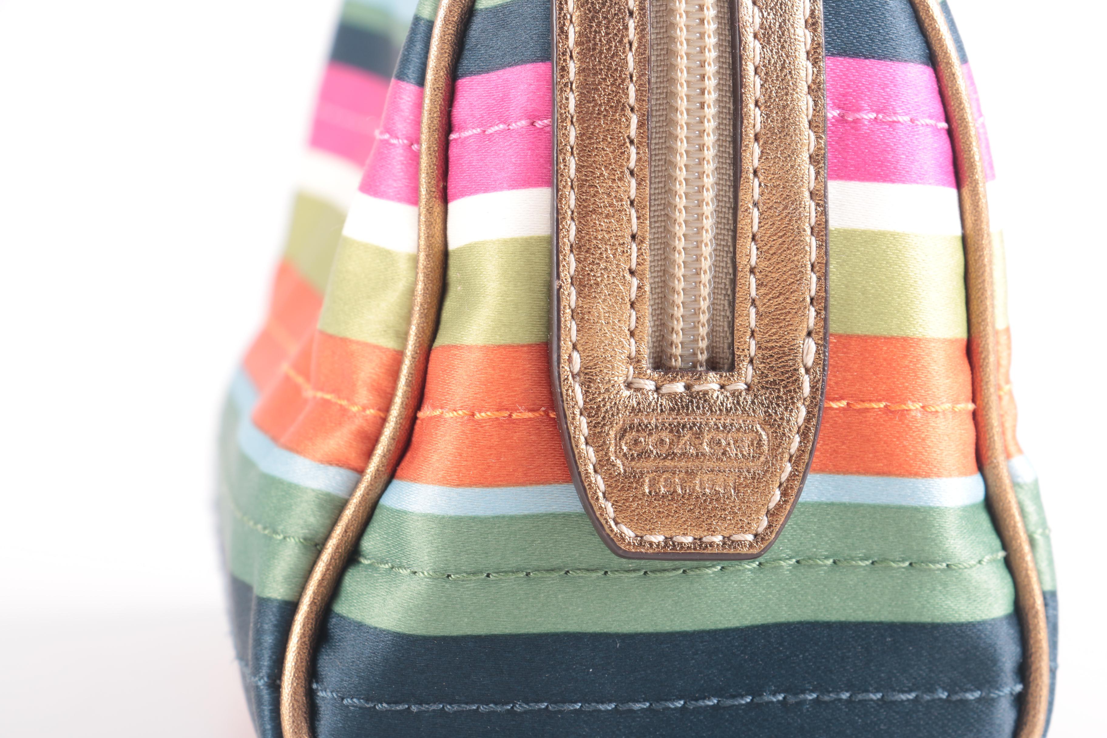 Collection of Coach Legacy Stripe Accessory Items