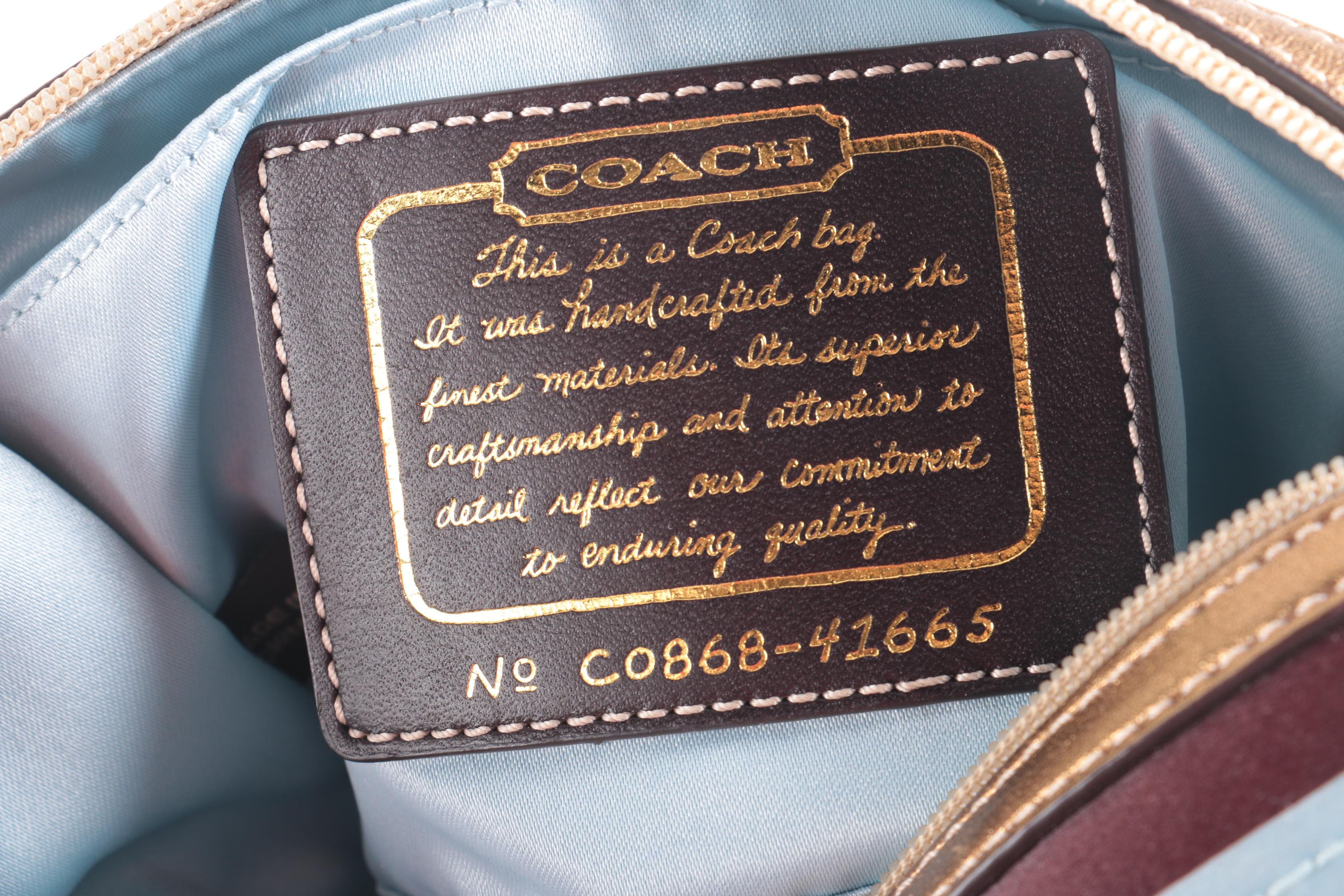 Collection of Coach Legacy Stripe Accessory Items