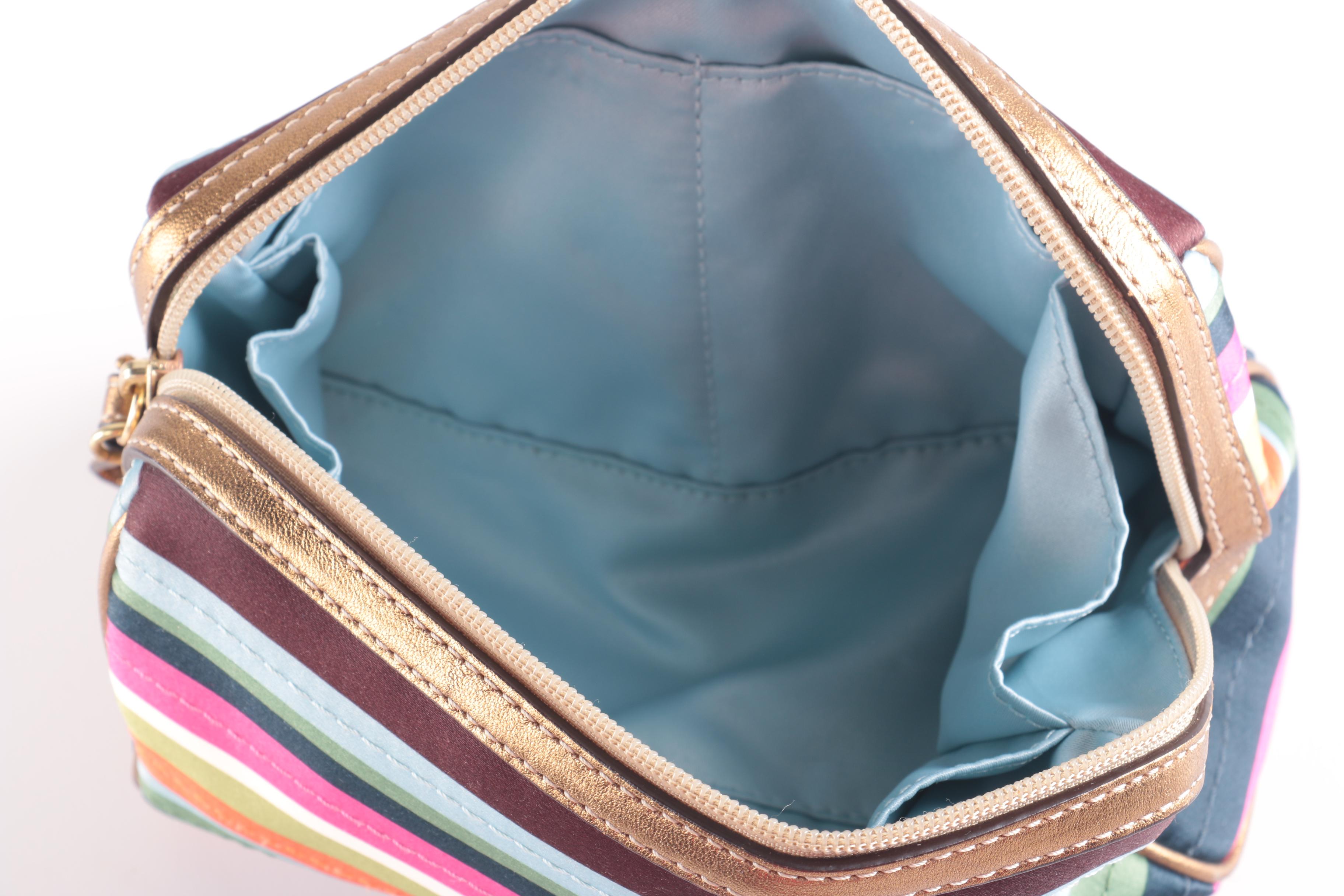 Collection of Coach Legacy Stripe Accessory Items