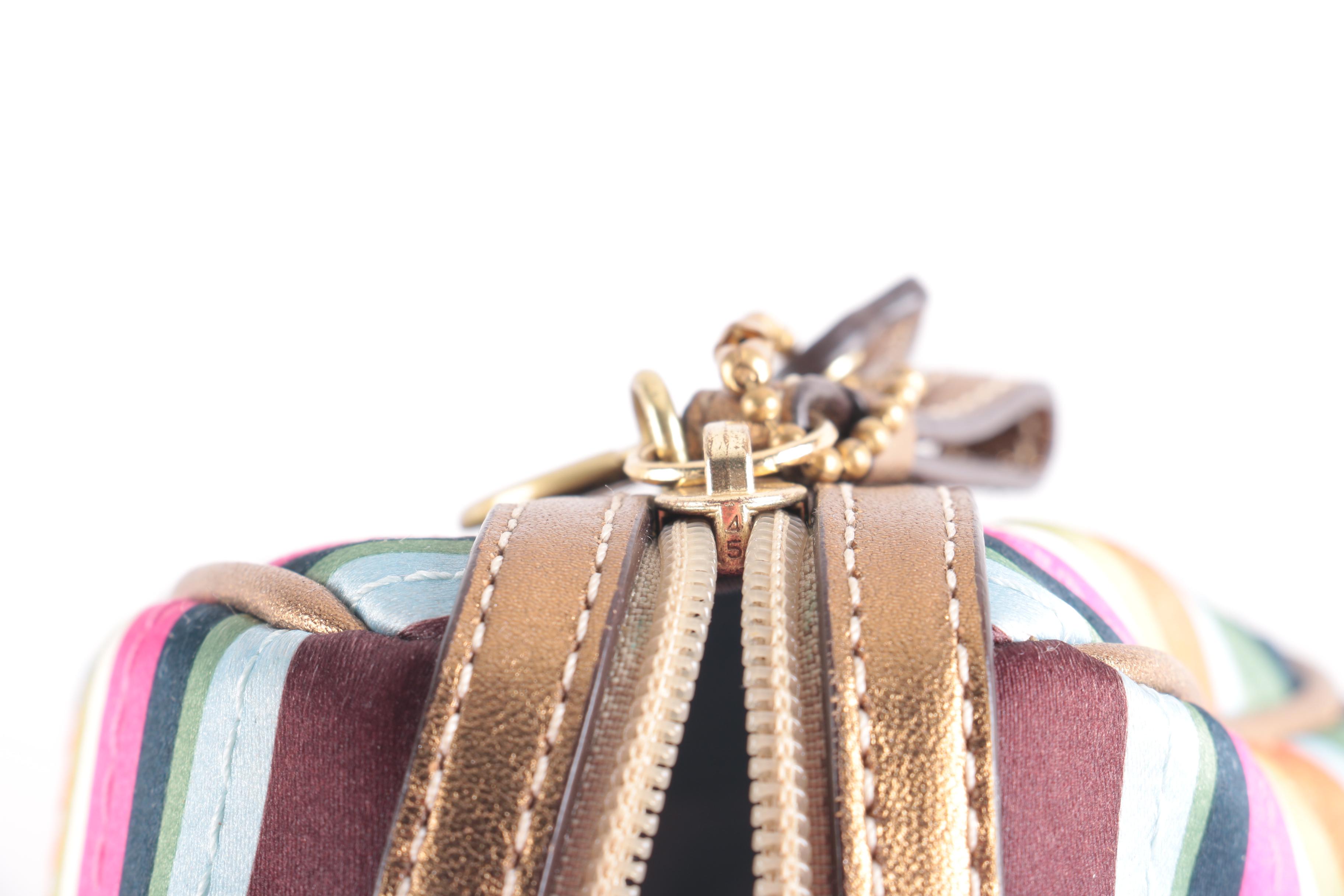 Collection of Coach Legacy Stripe Accessory Items