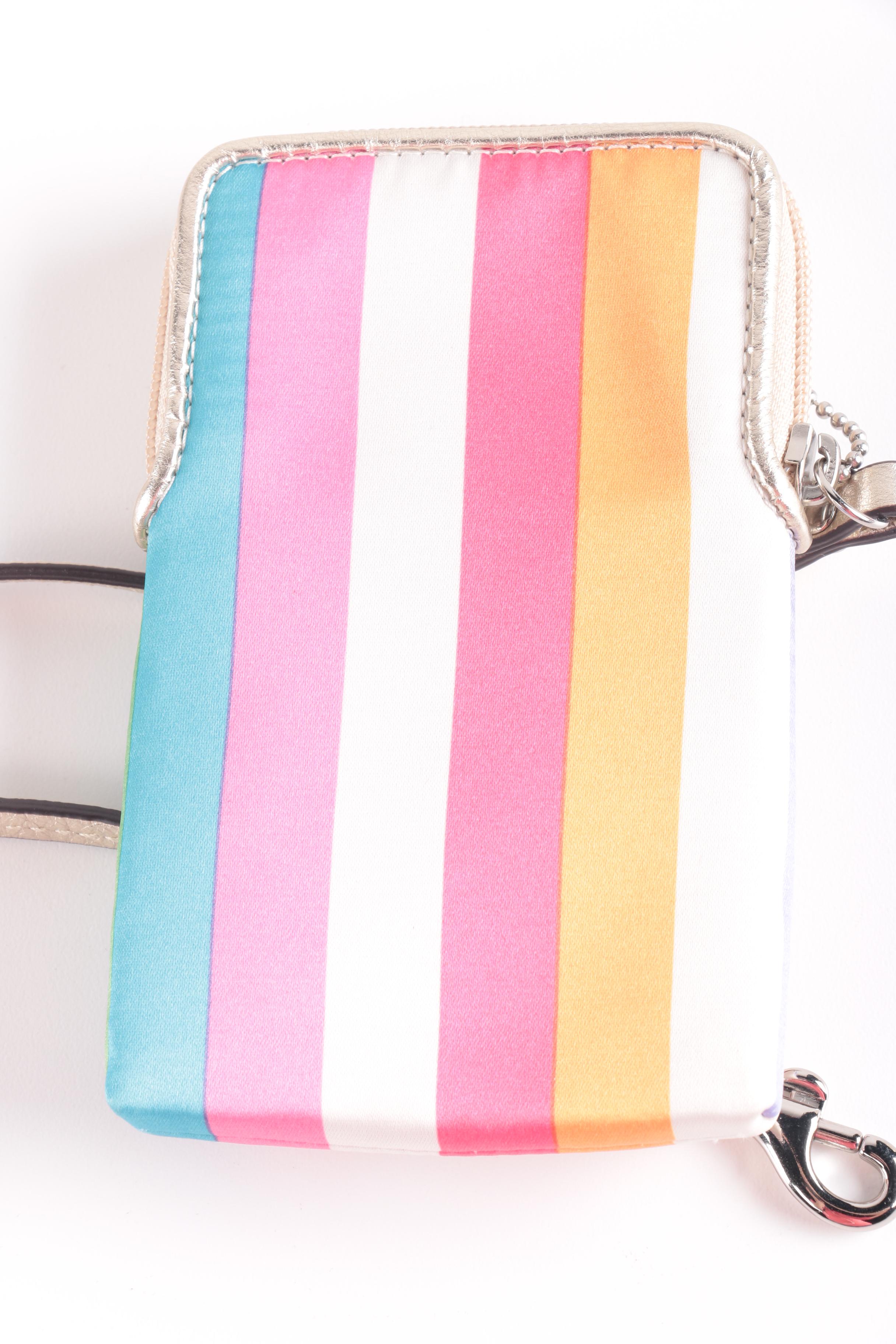 Collection of Coach Legacy Stripe Accessory Items
