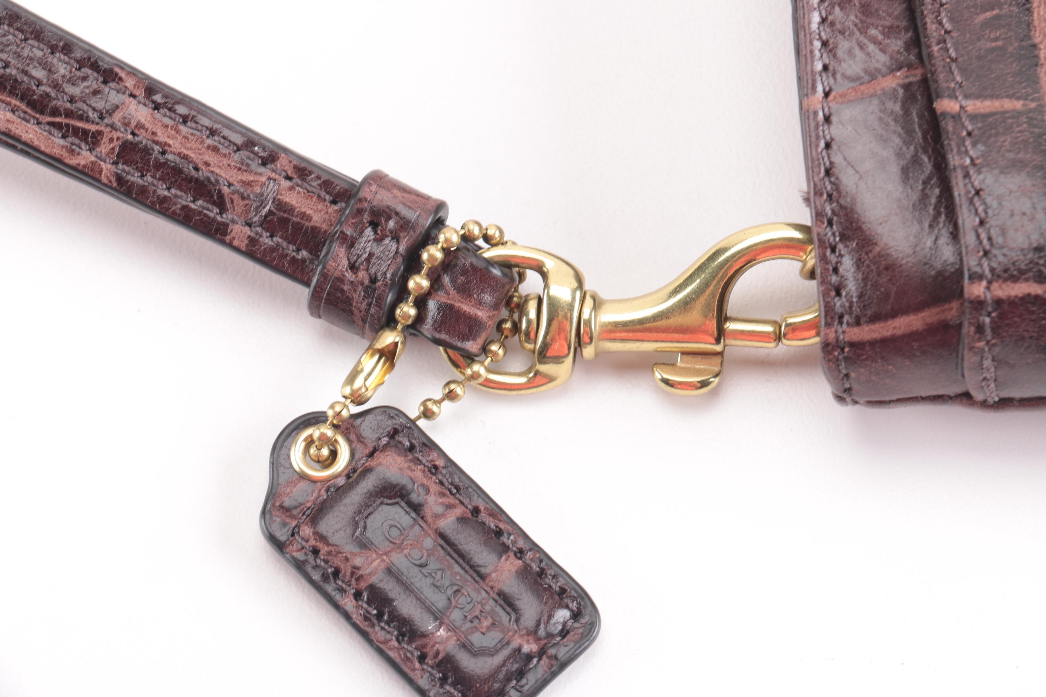 Coach Wristlet and Cosmetic Bag