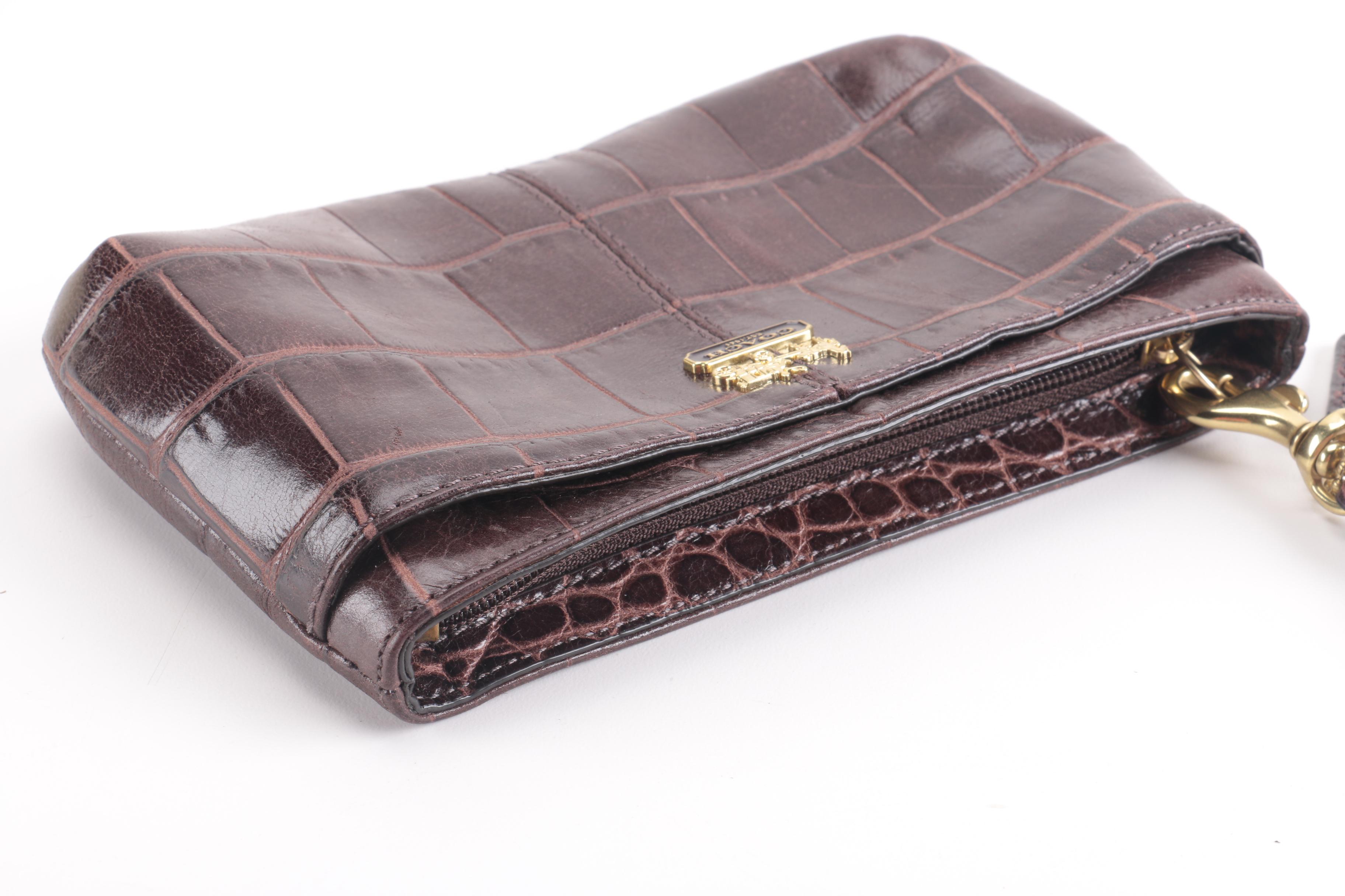 Coach Wristlet and Cosmetic Bag