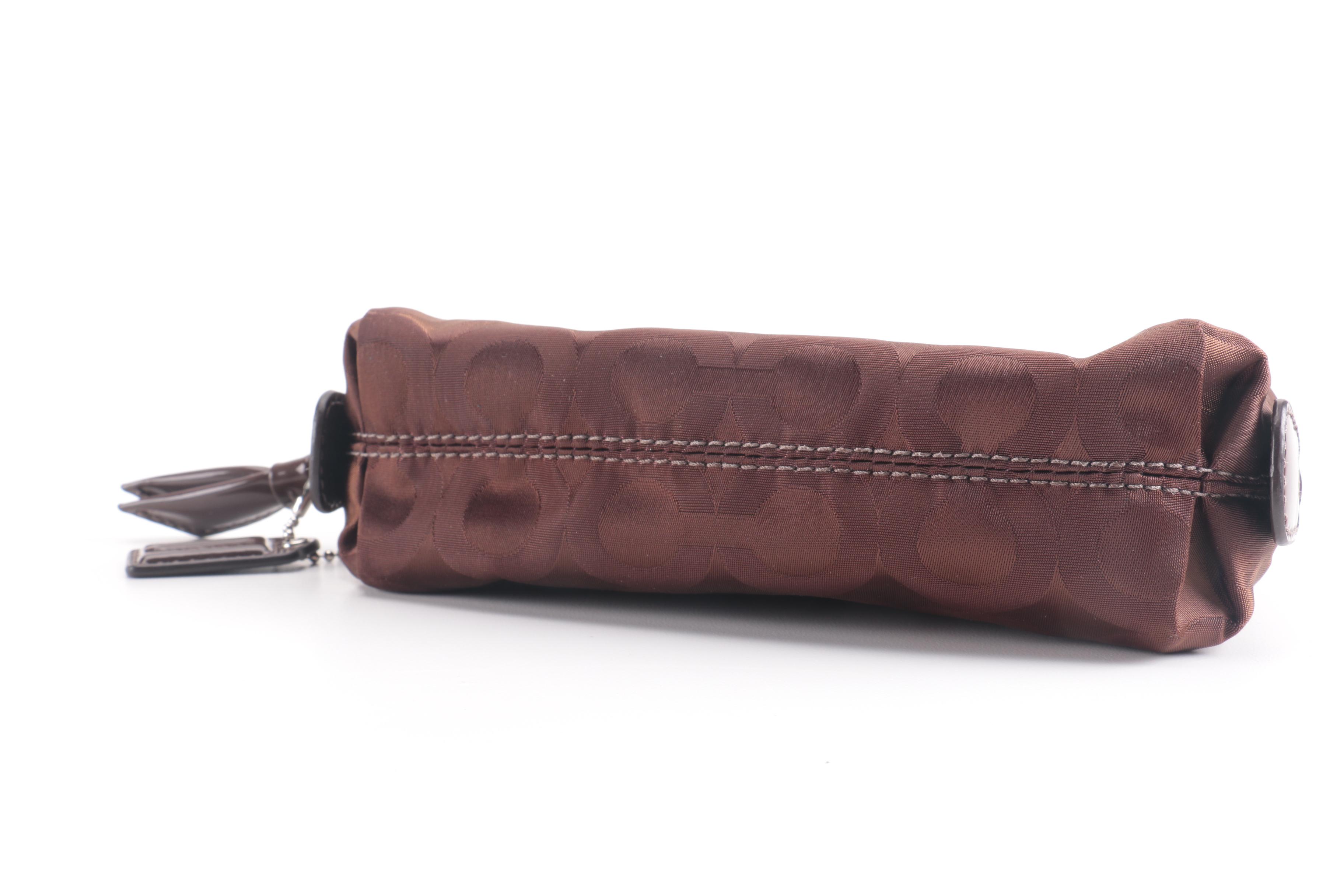 Coach Wristlet and Cosmetic Bag