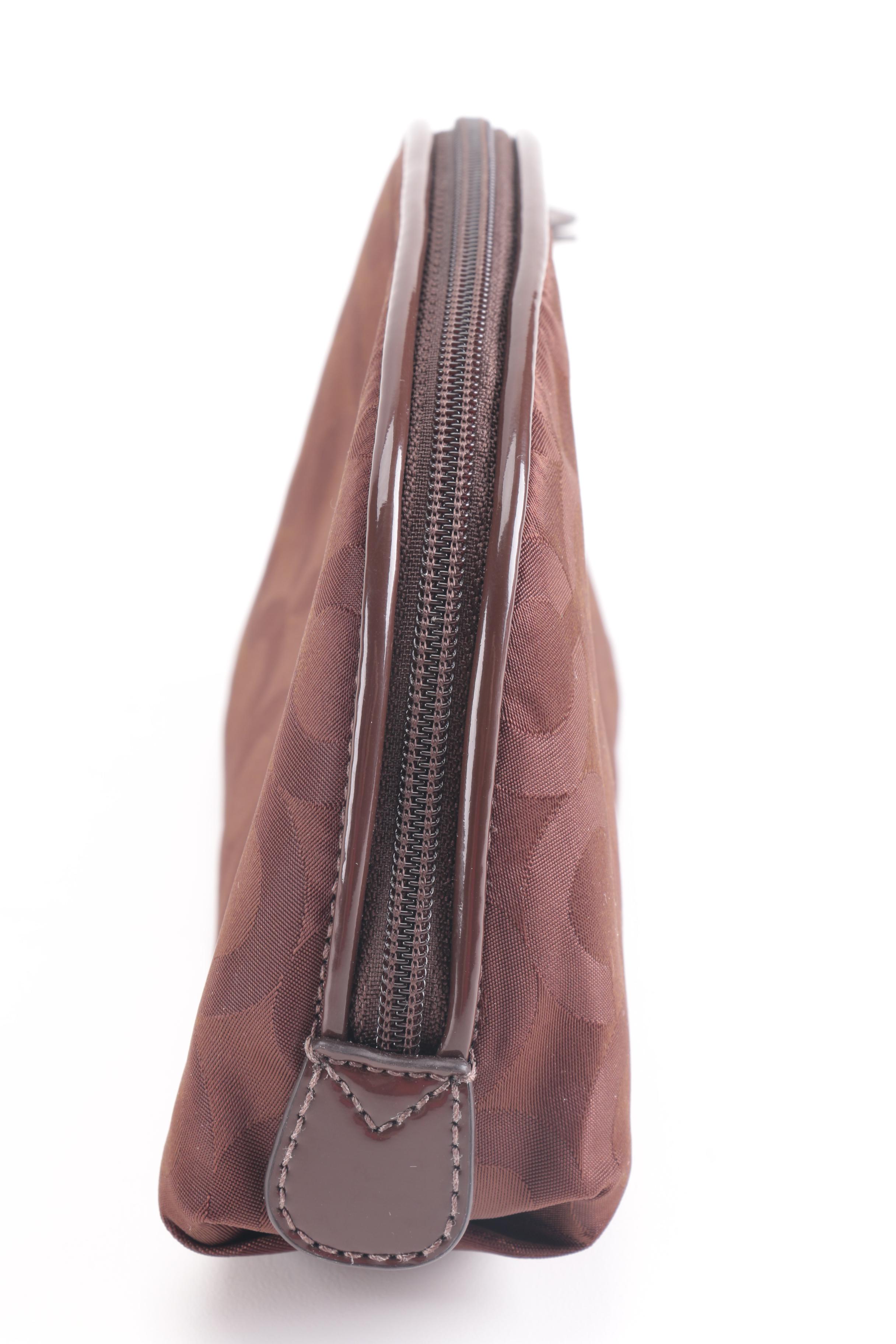 Coach Wristlet and Cosmetic Bag