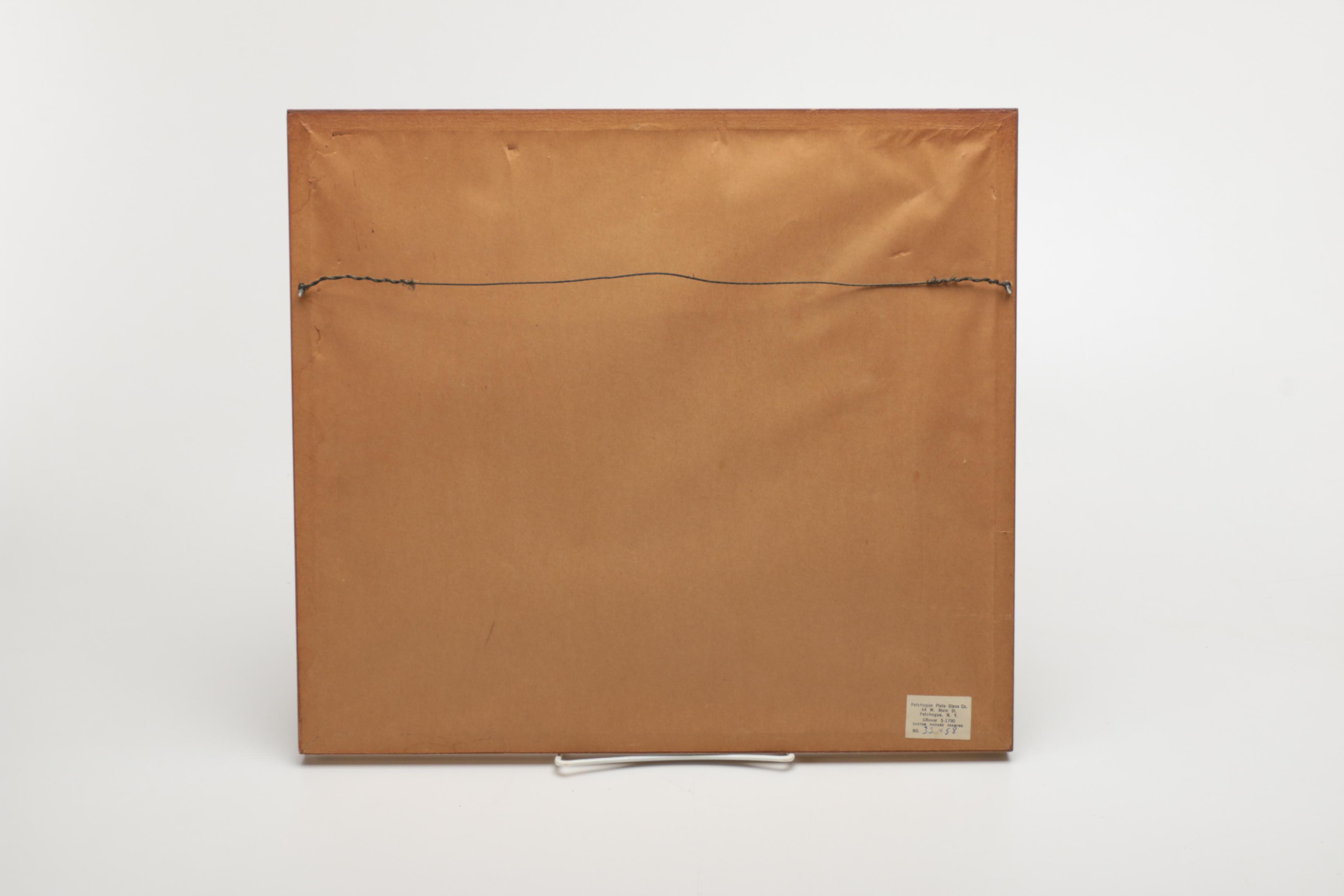 Franz Herbelot Lithograph on Paper "Paris - La Place du Tertre"