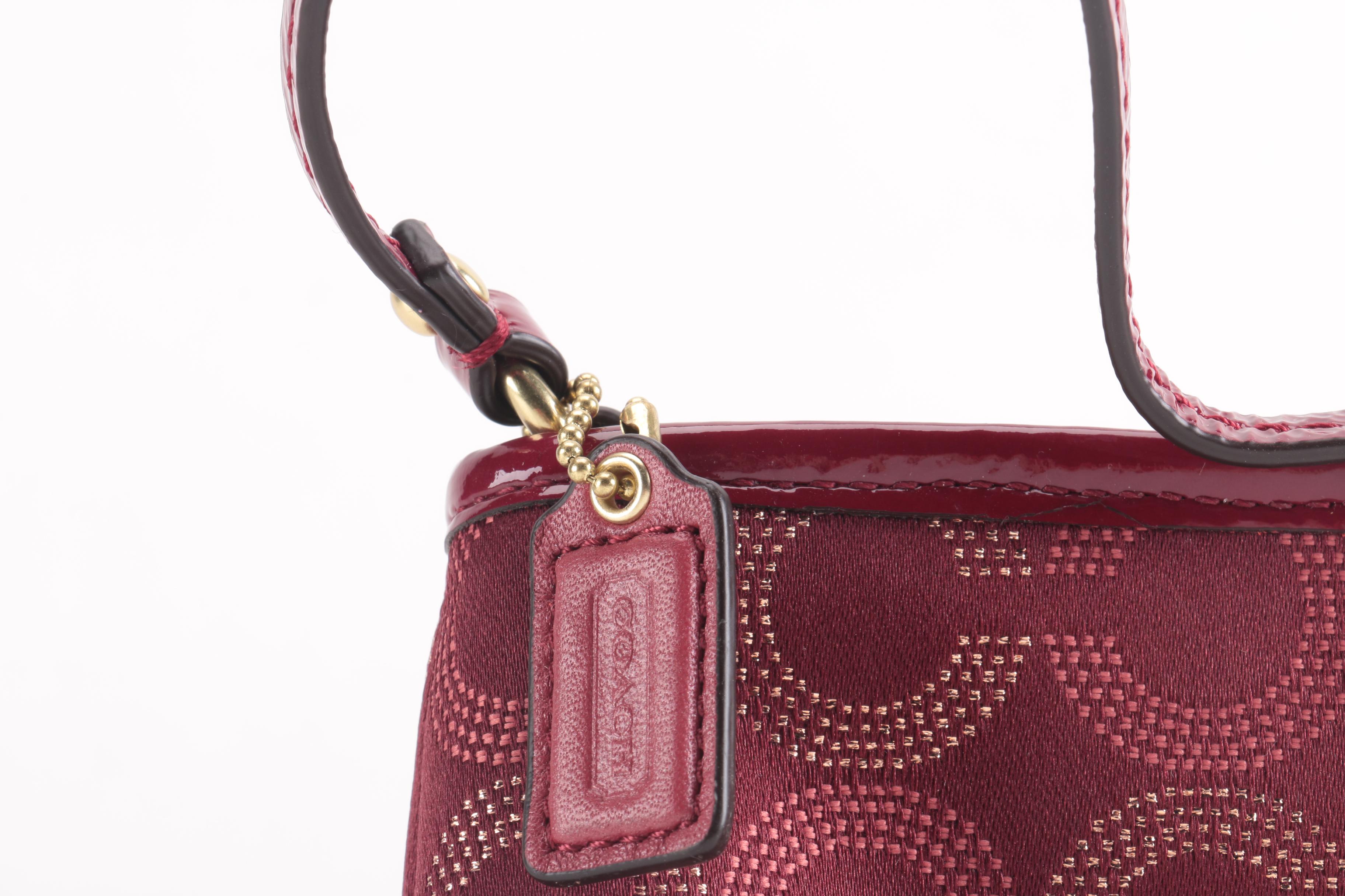 Coach Madison Dotted OP Art Large Wristlet