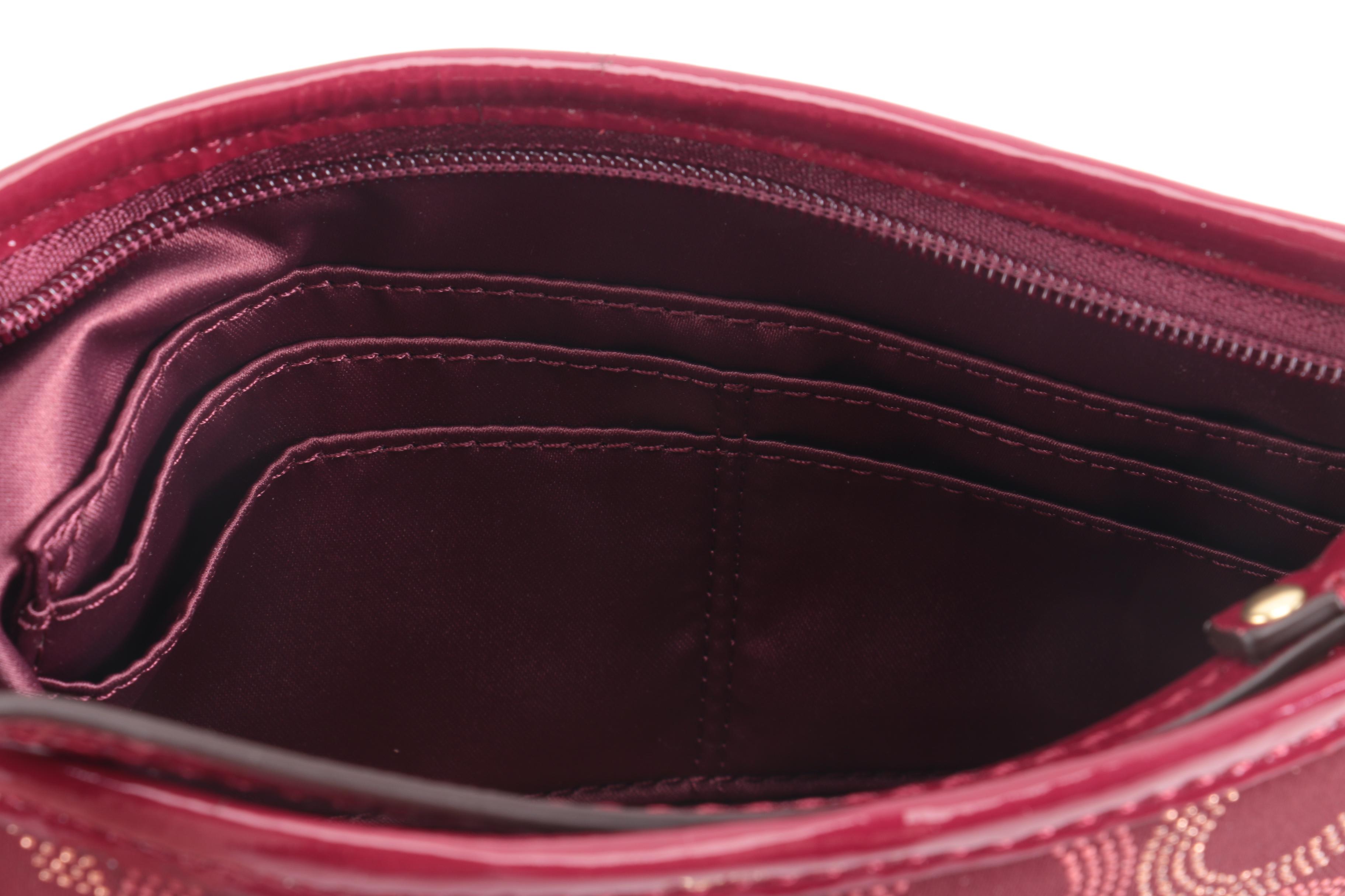 Coach Madison Dotted OP Art Large Wristlet