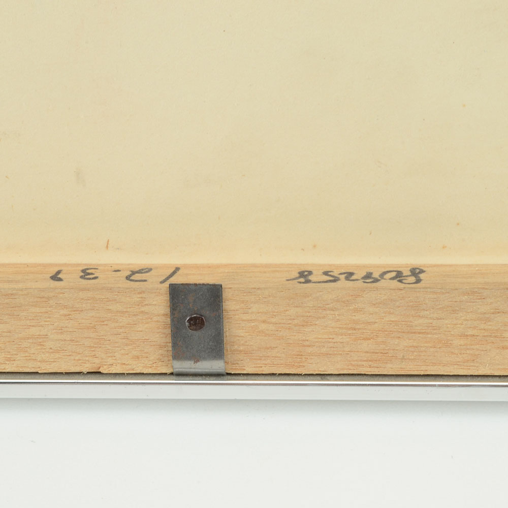 Original Chinese Gouche Painting on Silk of Men on Horseback