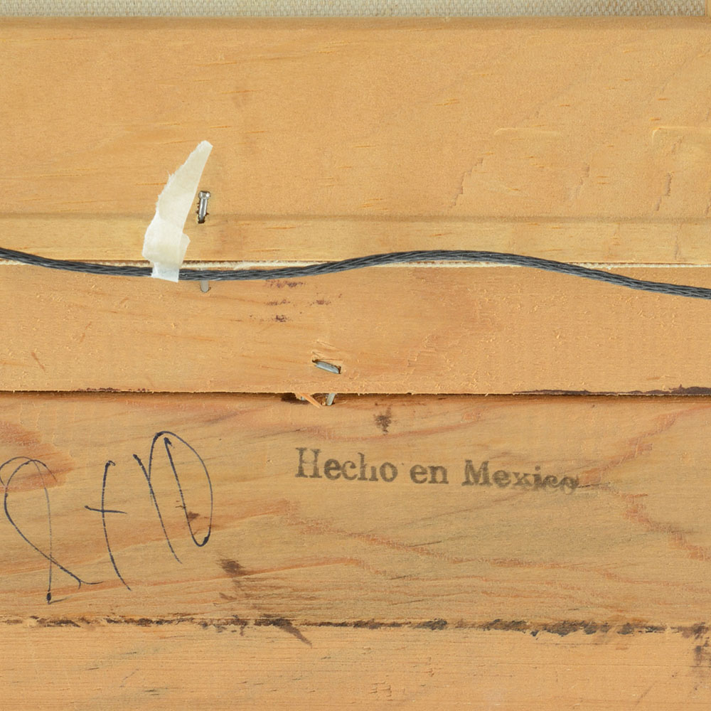 Vintage Original Decorative Oil Landscape on Canvas