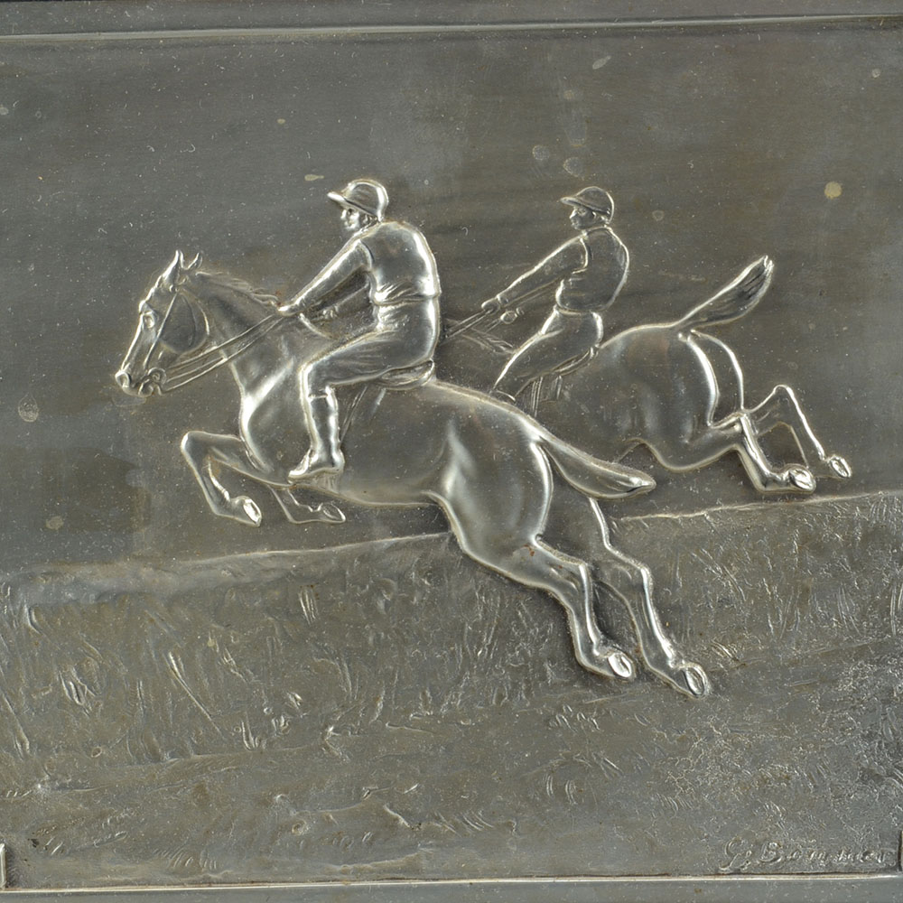 G. Bommer Cast Metal Equine Plaque