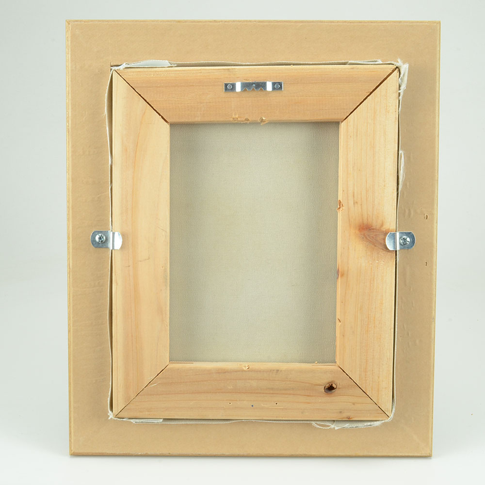 Original Contemporary Oil Beach Scene on Canvas