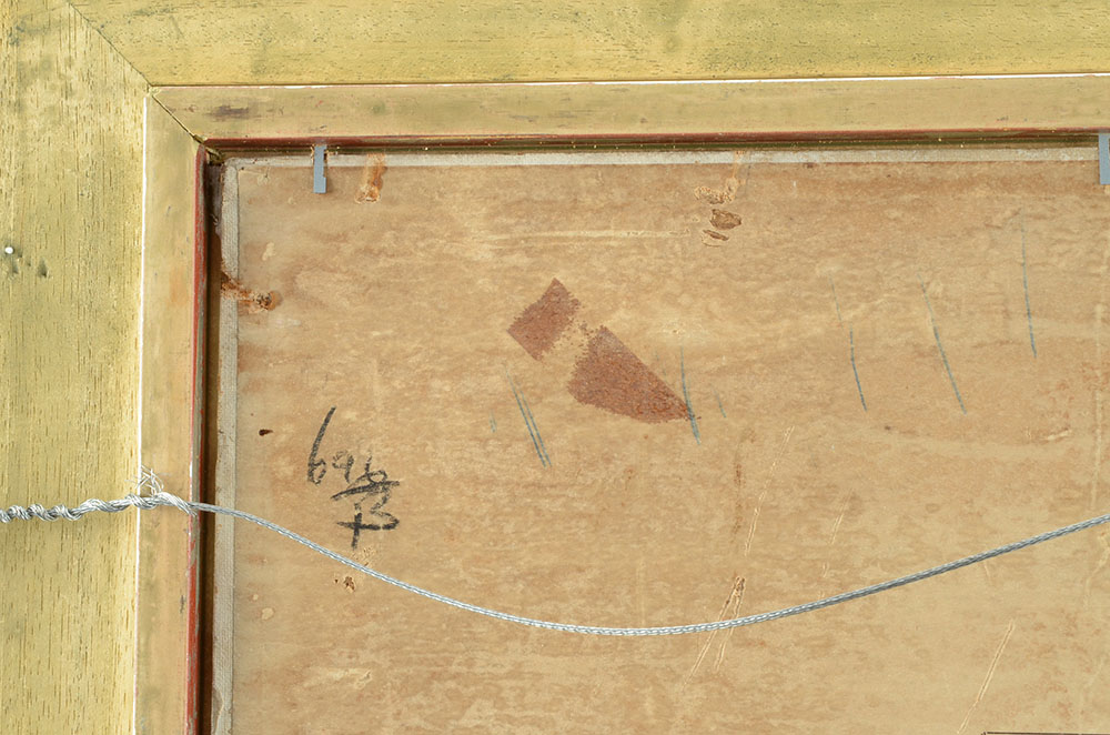 George Sumner Colman Original Oil Harbor Scene on Canvas Board