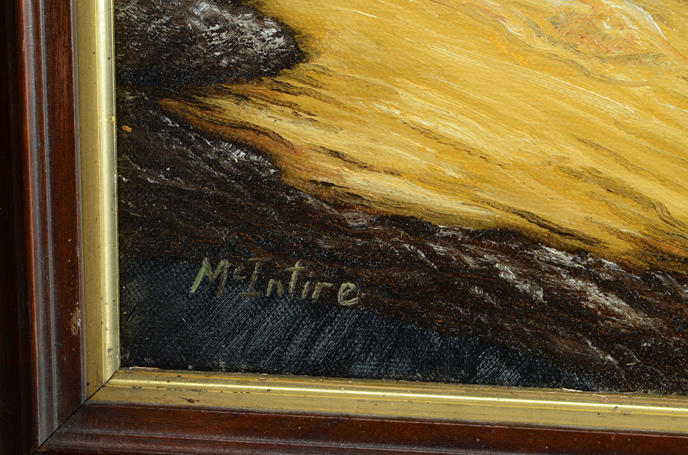 John McIntire Original 2011 Oil on Canvas "Black Bear"