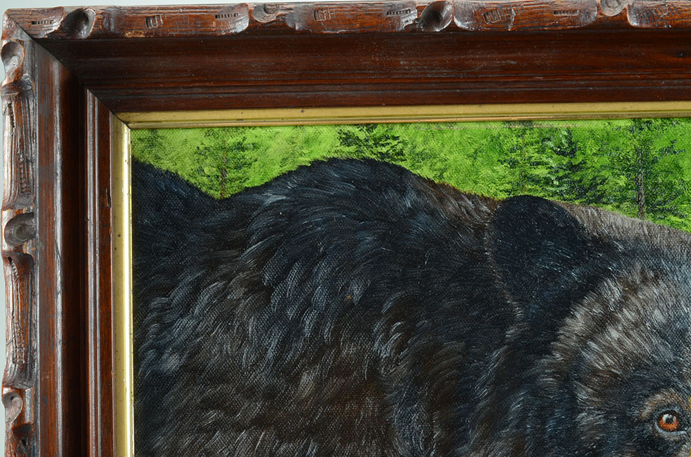 John McIntire Original 2011 Oil on Canvas "Black Bear"