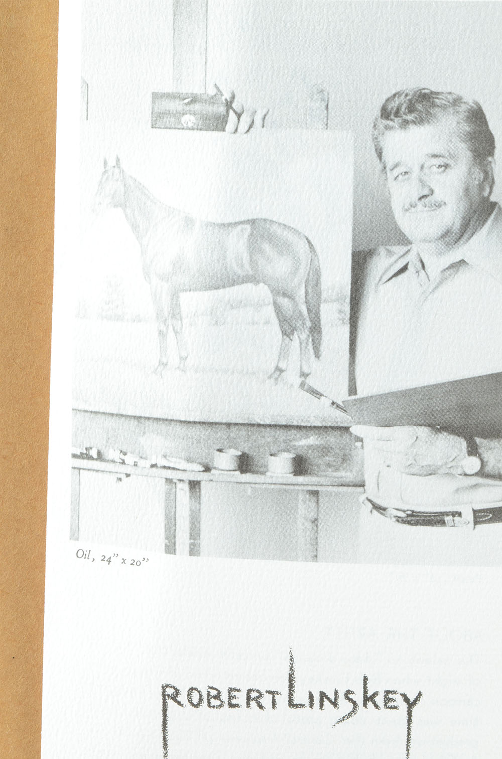 Robert Linskey Original Pastel Portrait of Native American