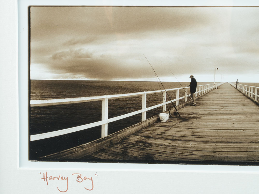 Two Mike Coombe Signed Photographs "Harvey Bay" & "The Twelve Apostles"