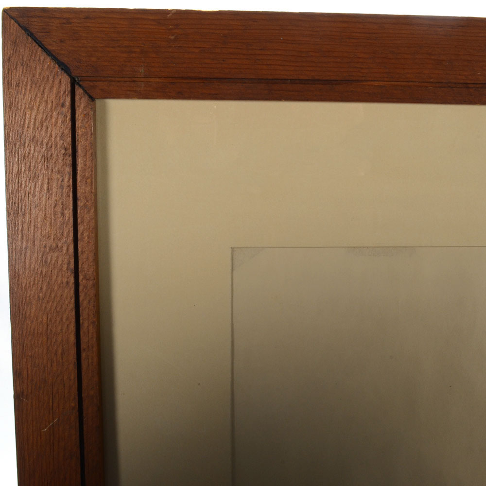 N. Shevlin Original Vintage Graphite Portrait Study