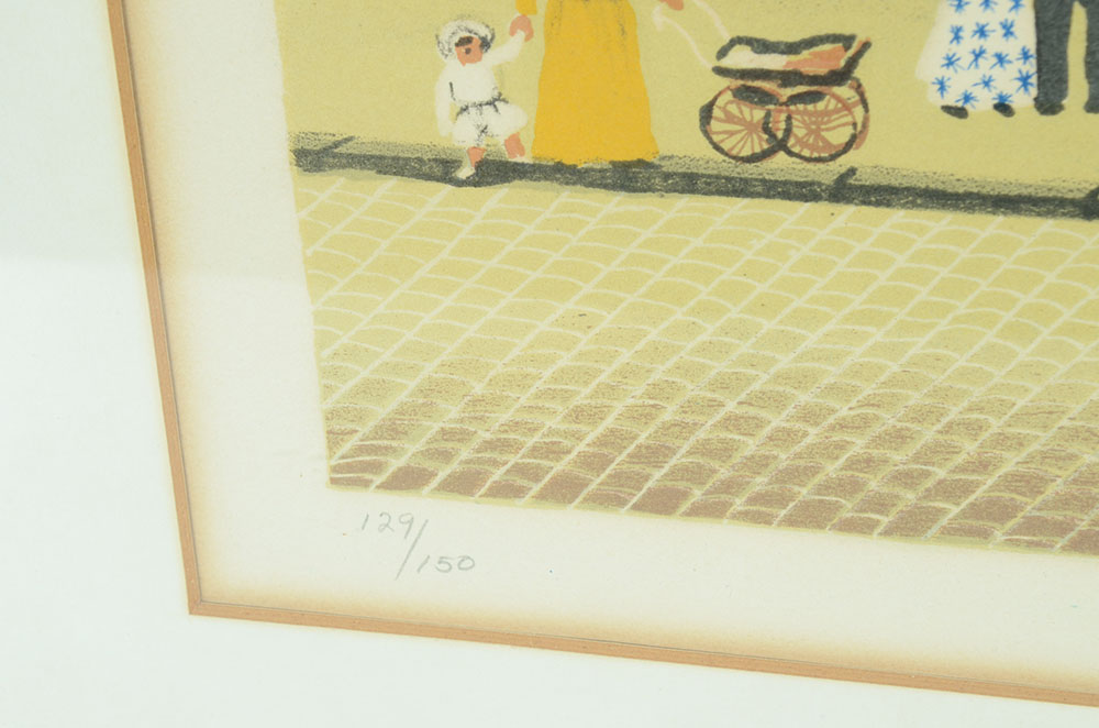 Michel Delacroix Signed Hand-Pulled Color Lithograph