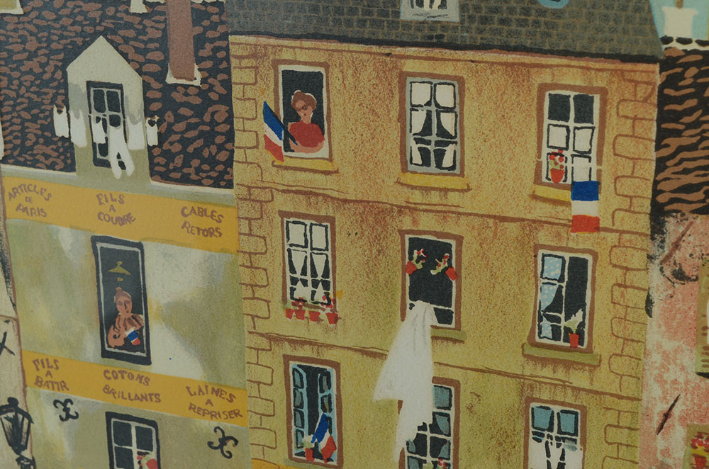 Michel Delacroix Signed Hand-Pulled Color Lithograph