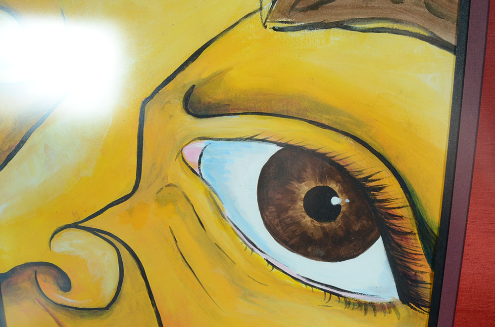 Original Gouache and Watercolor Portrait