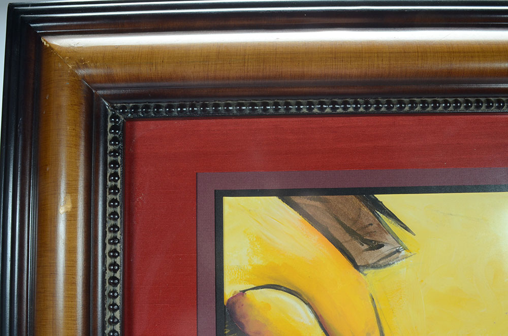 Original Gouache and Watercolor Portrait