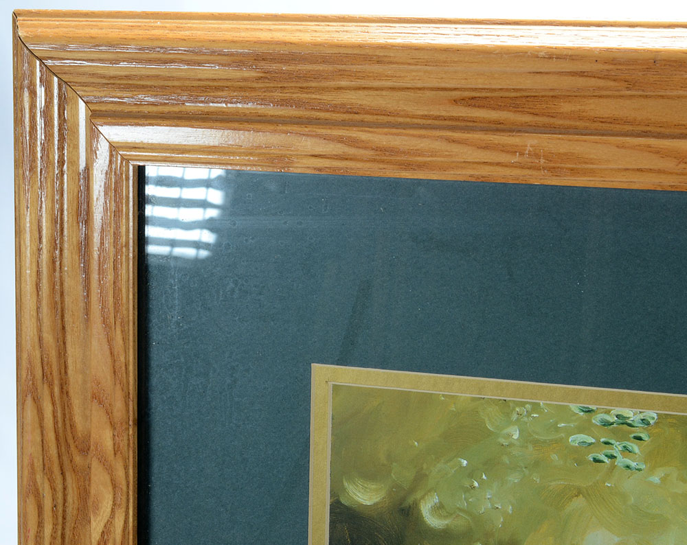 Fred W. Thomas Signed L/E "White Water Brown" Offset Lithograph