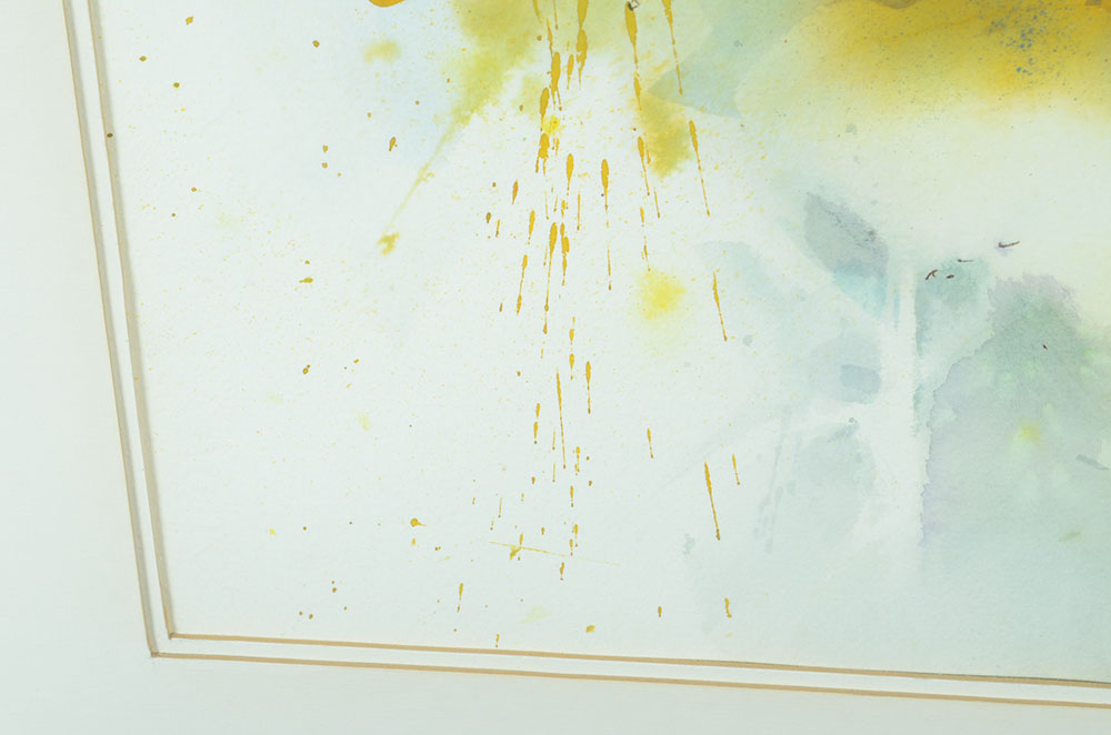 Jean Wetzler Signed Original Watercolor "Color Swept"