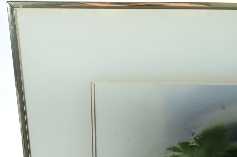 Jean Wetzler Signed Original Watercolor "Color Swept"