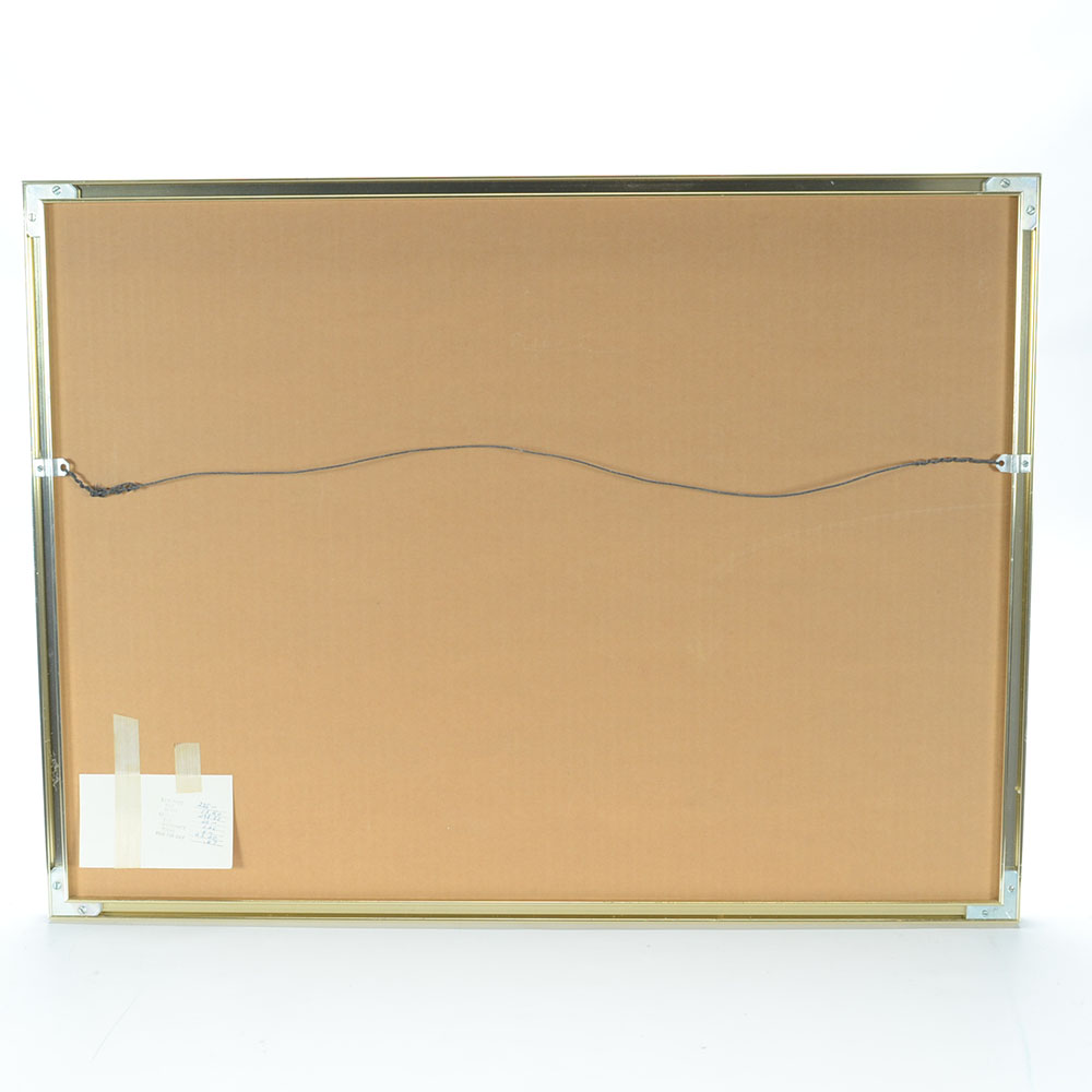 Jean Wetzler Signed Original Watercolor "Color Swept"