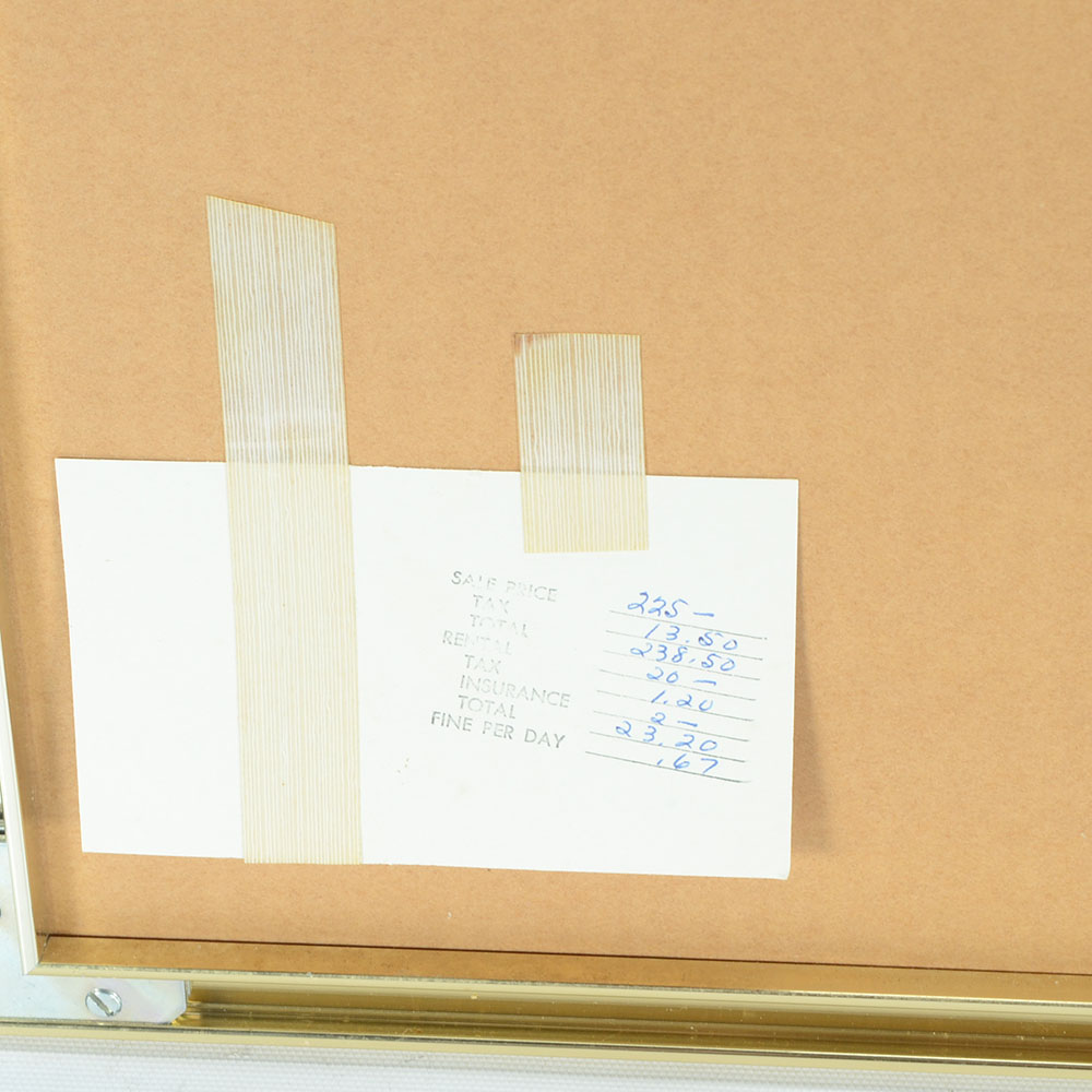 Jean Wetzler Signed Original Watercolor "Color Swept"