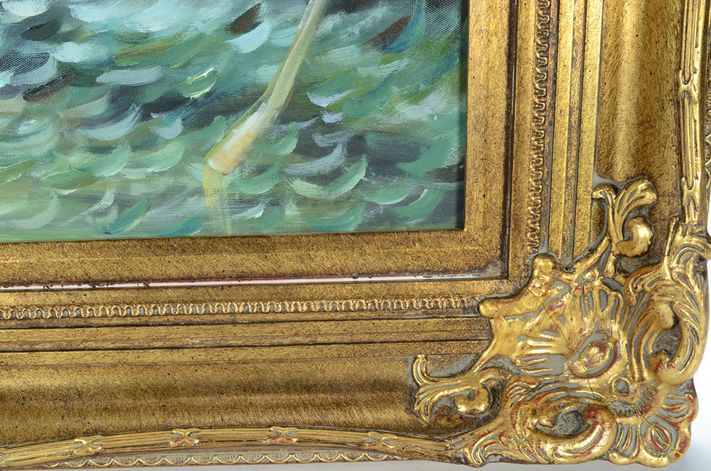 Oil Copy Painting on Canvas after Mary Cassatt "Summertime"