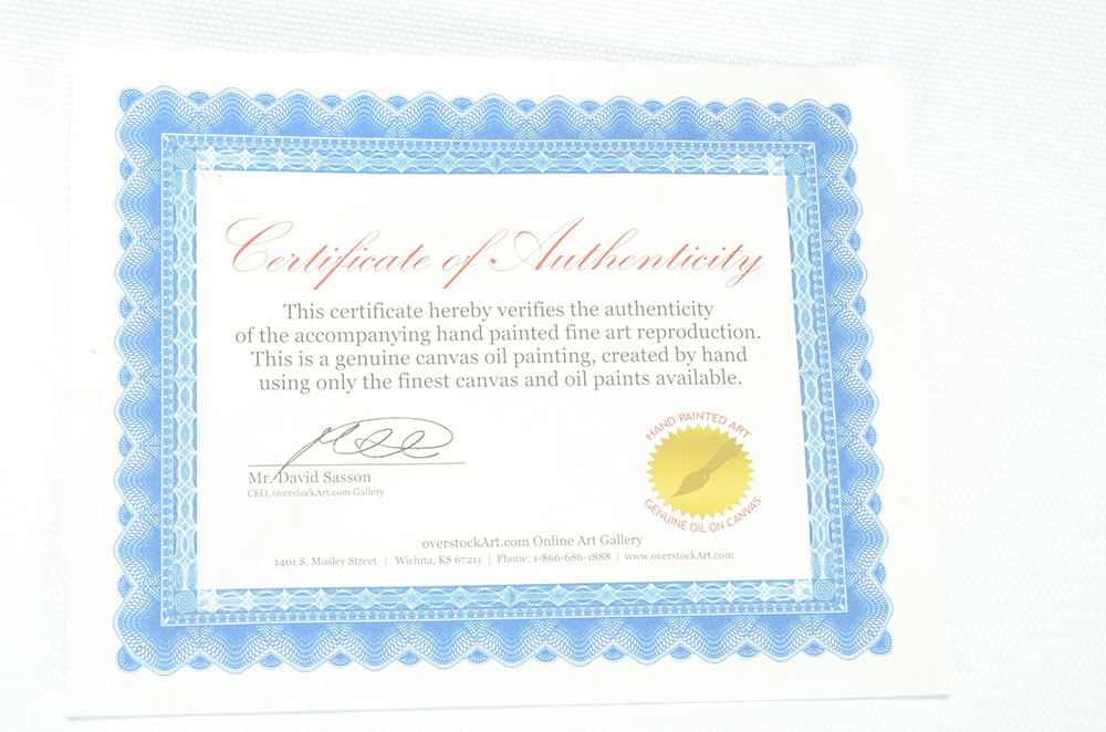 Oil Copy Painting on Canvas after Mary Cassatt "Summertime"