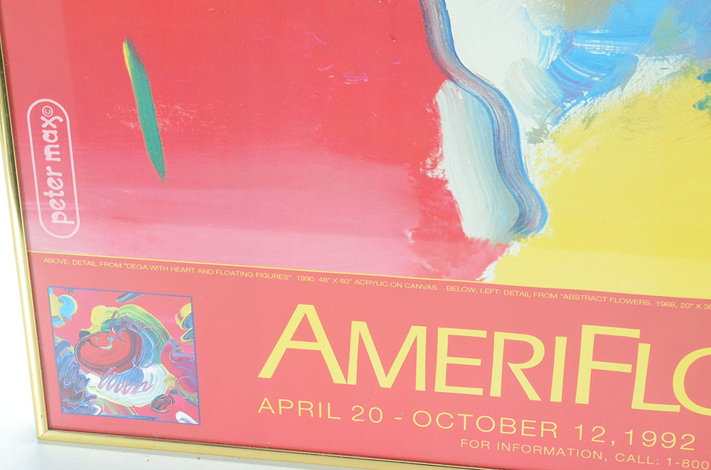 "AmeriFlora '92" Promotional Poster Featuring Peter Max