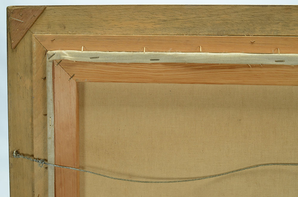 Vintage Oil Painting on Canvas of Cats