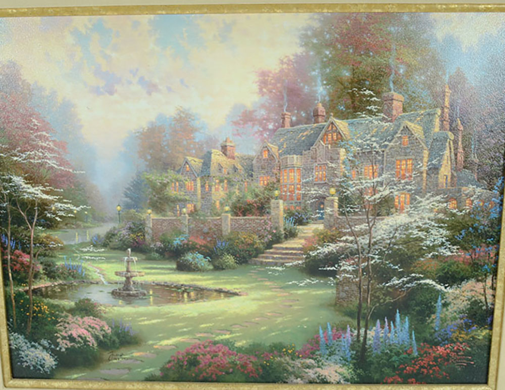 Thomas Kinkade Signed Limited Edition Embellished Offset Lithogra