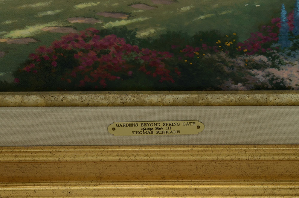 Thomas Kinkade Signed Limited Edition Embellished Offset Lithogra