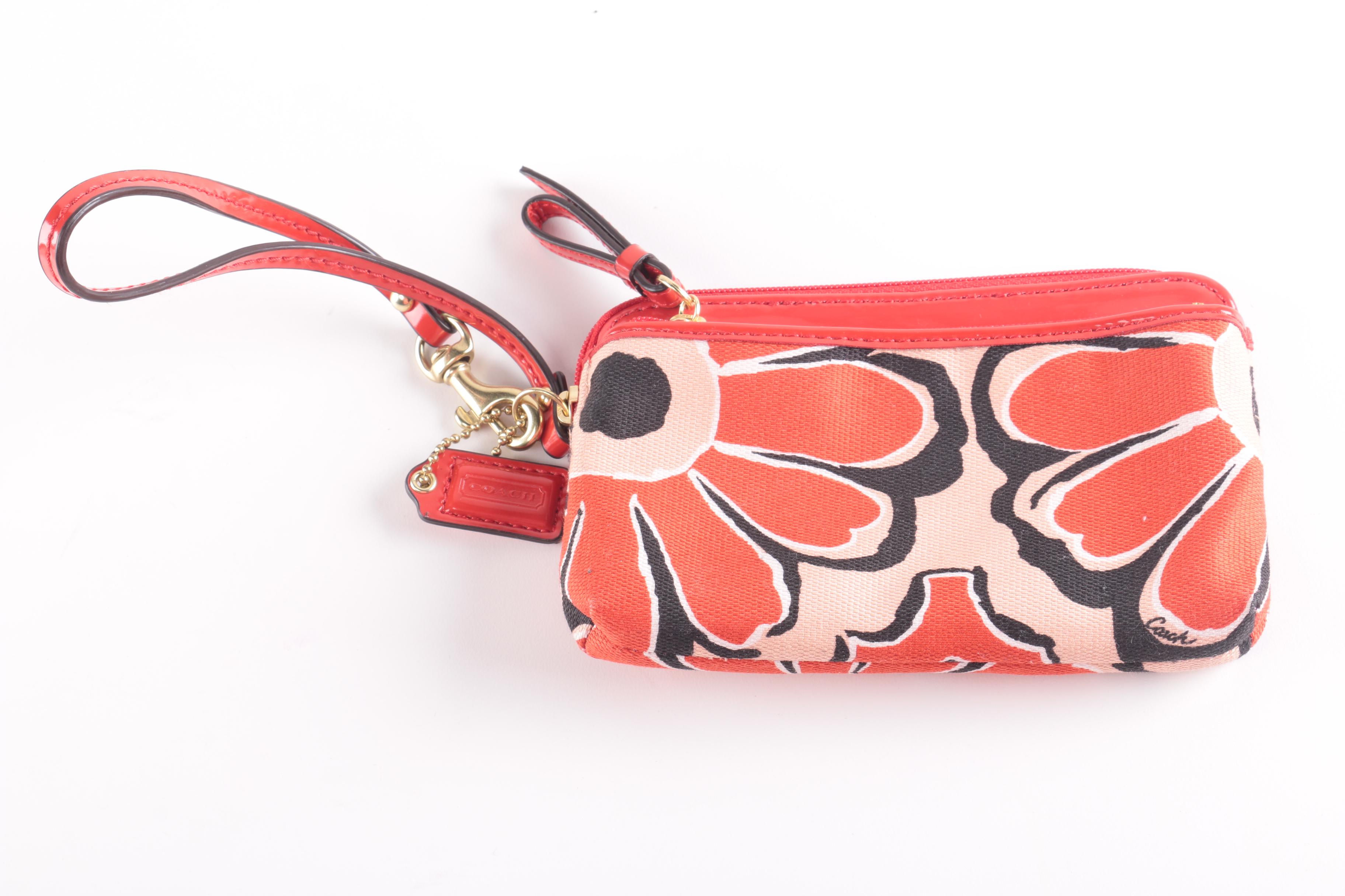 Coach Floral Wristlets